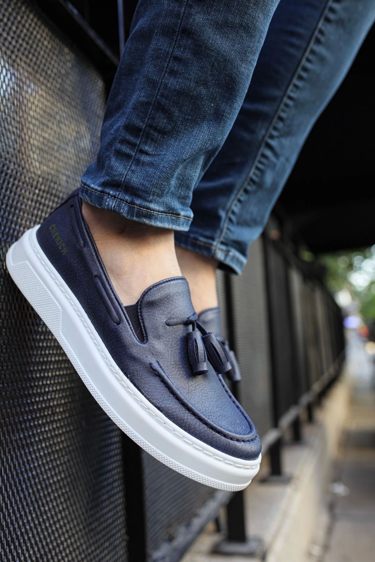 Nateli CH127 CBT Loafer-X Erkek Ayakkabı LACIVERT