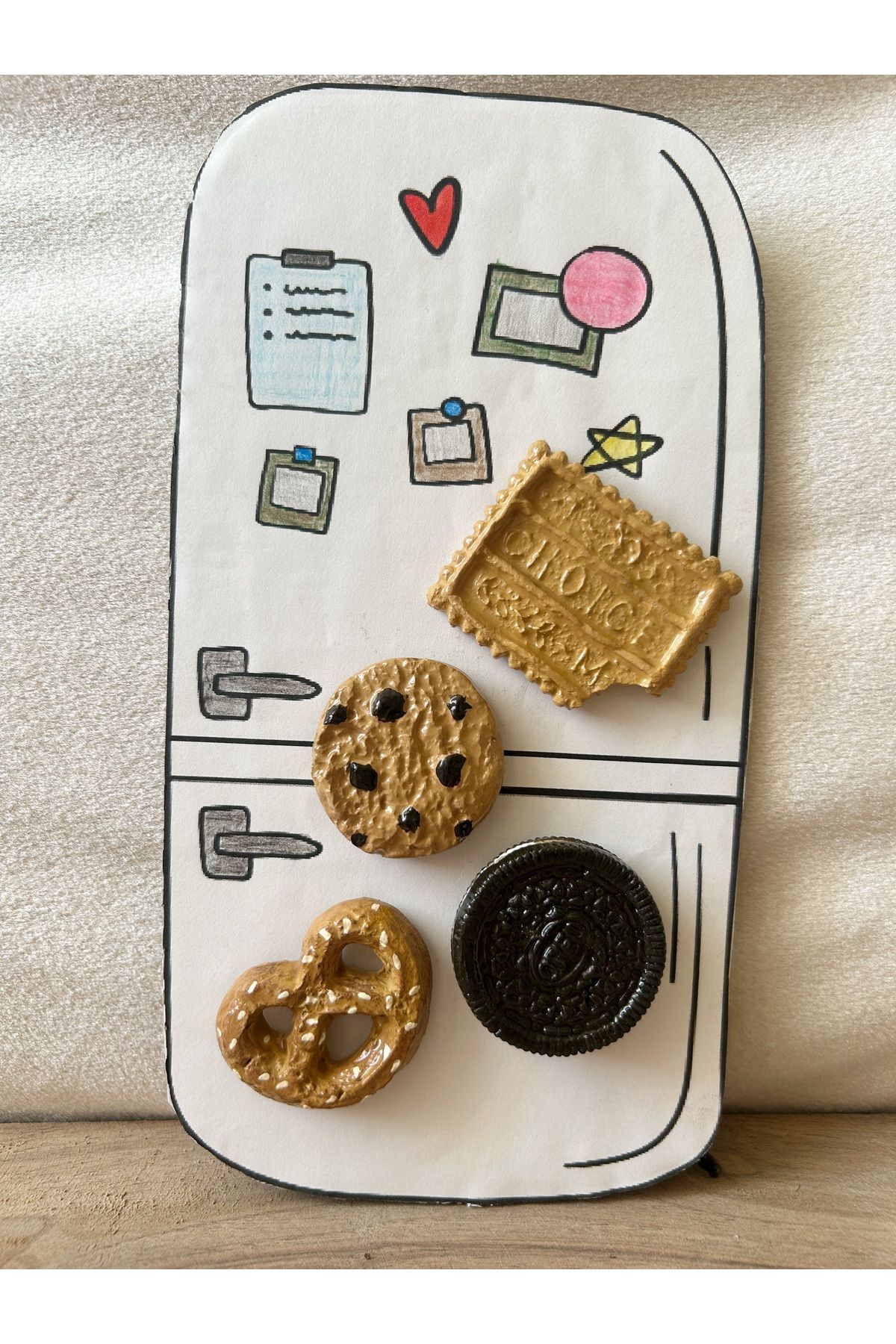 Magnet Karışık Bisküvi 4’lü Set Magnet