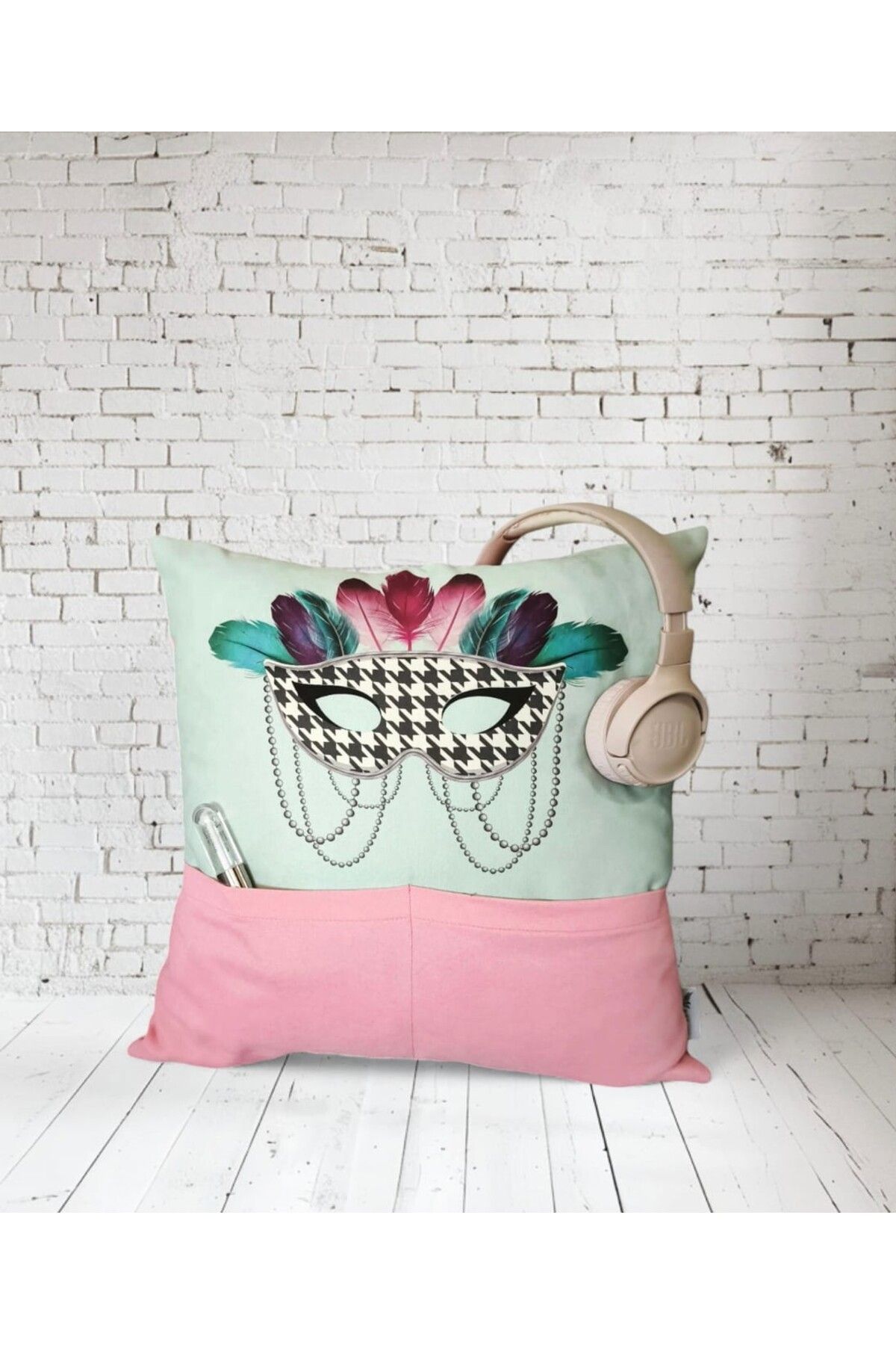 Home CEPLİ KIRLENT KILIFI - PEMBE