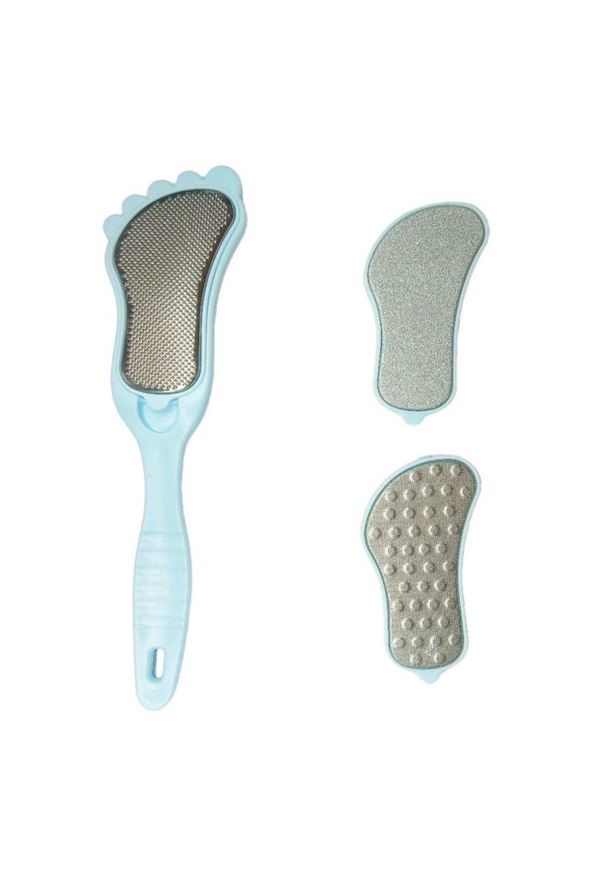 QUEENVİP Topuk Törpüsü/Topuk Rendesi 3 Başlıklı set