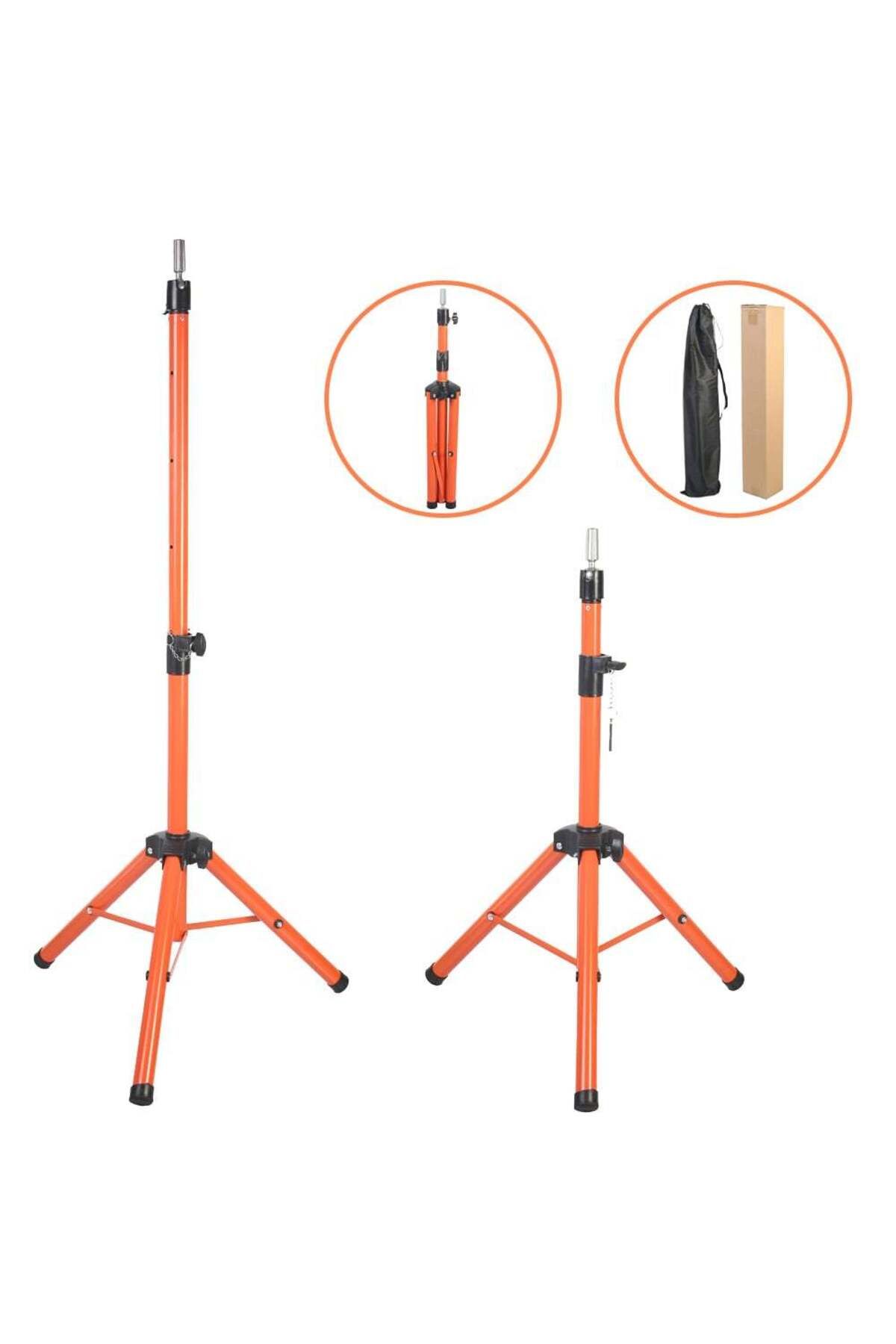 Zayla Kuaför Eğitim Mankeni İçin Metal Tripod / Tcu + Taşıma Çantası