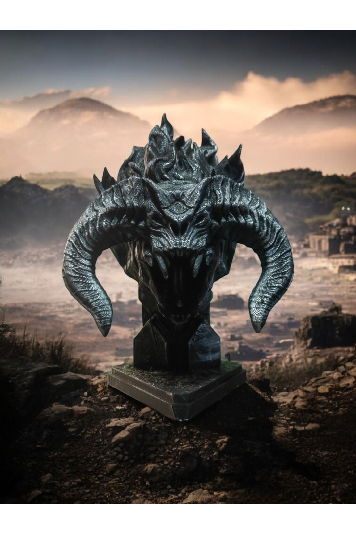NocheLuz Lord Of The Rings, Yüzüklerin Efendisi Balrog Büst Figür
