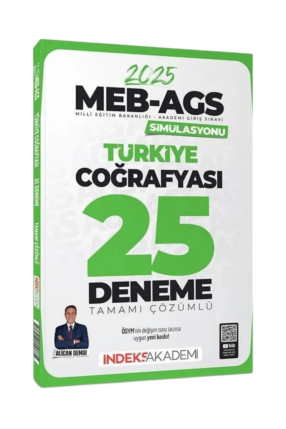 İndeks Akademi 2025 MEB-AGS Simülasyonu Türkiye Coğrafyası Tamamı Çözümlü 25 Deneme-Alican Demir