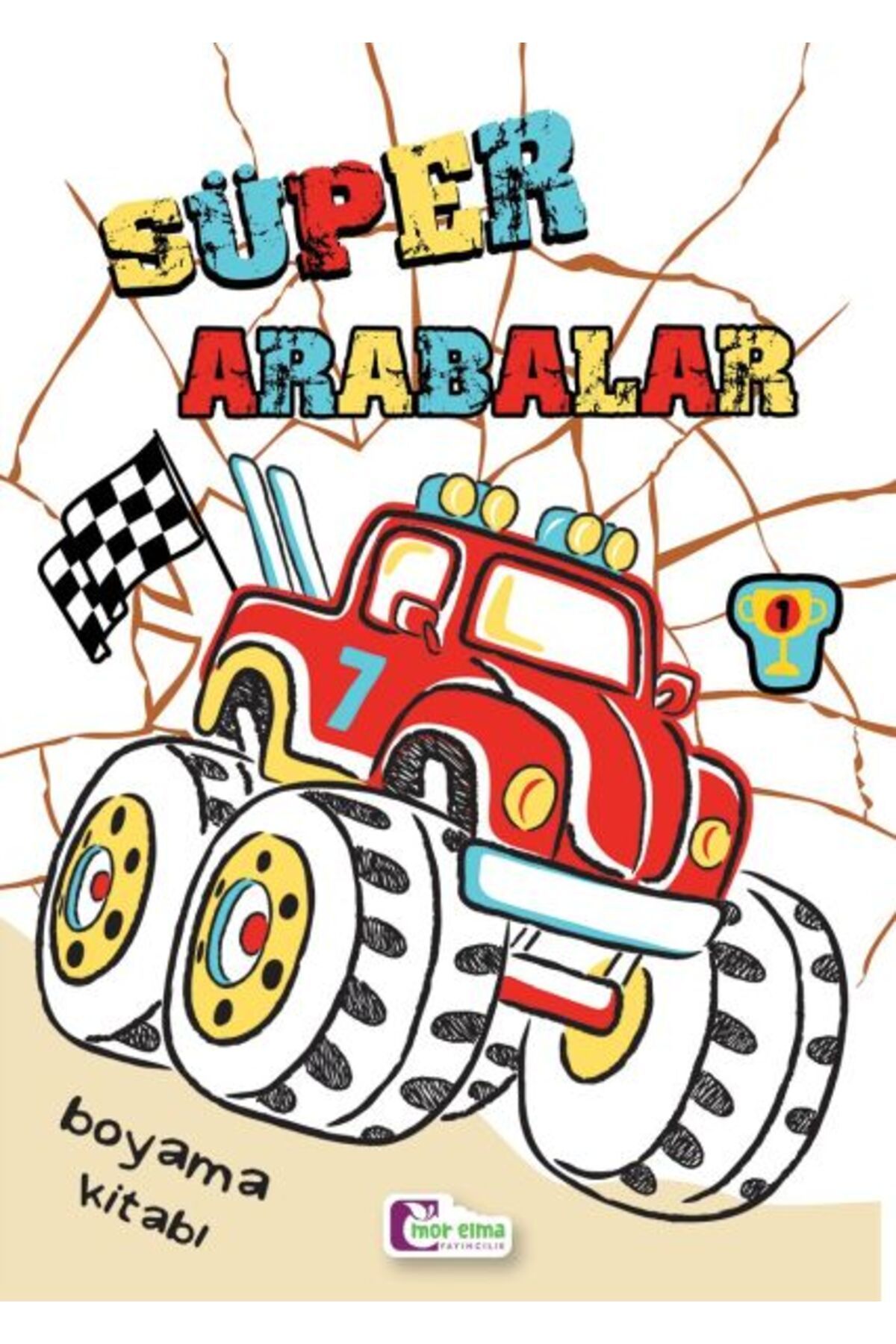 Destek Yayınları Süper Arabalar Boyama Kitabı