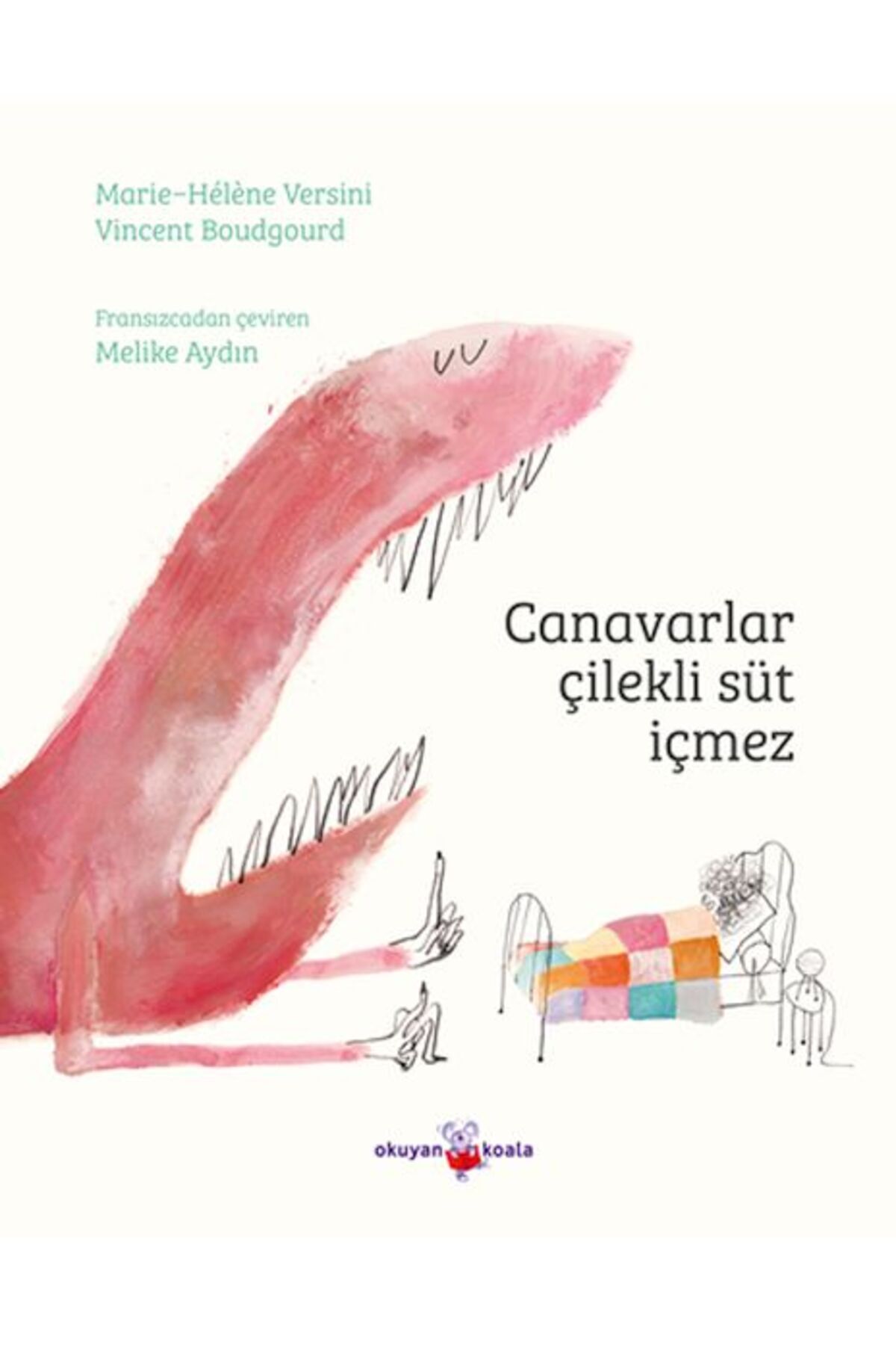 Okuyan Koala Canavarlar Çilekli Süt İçmez