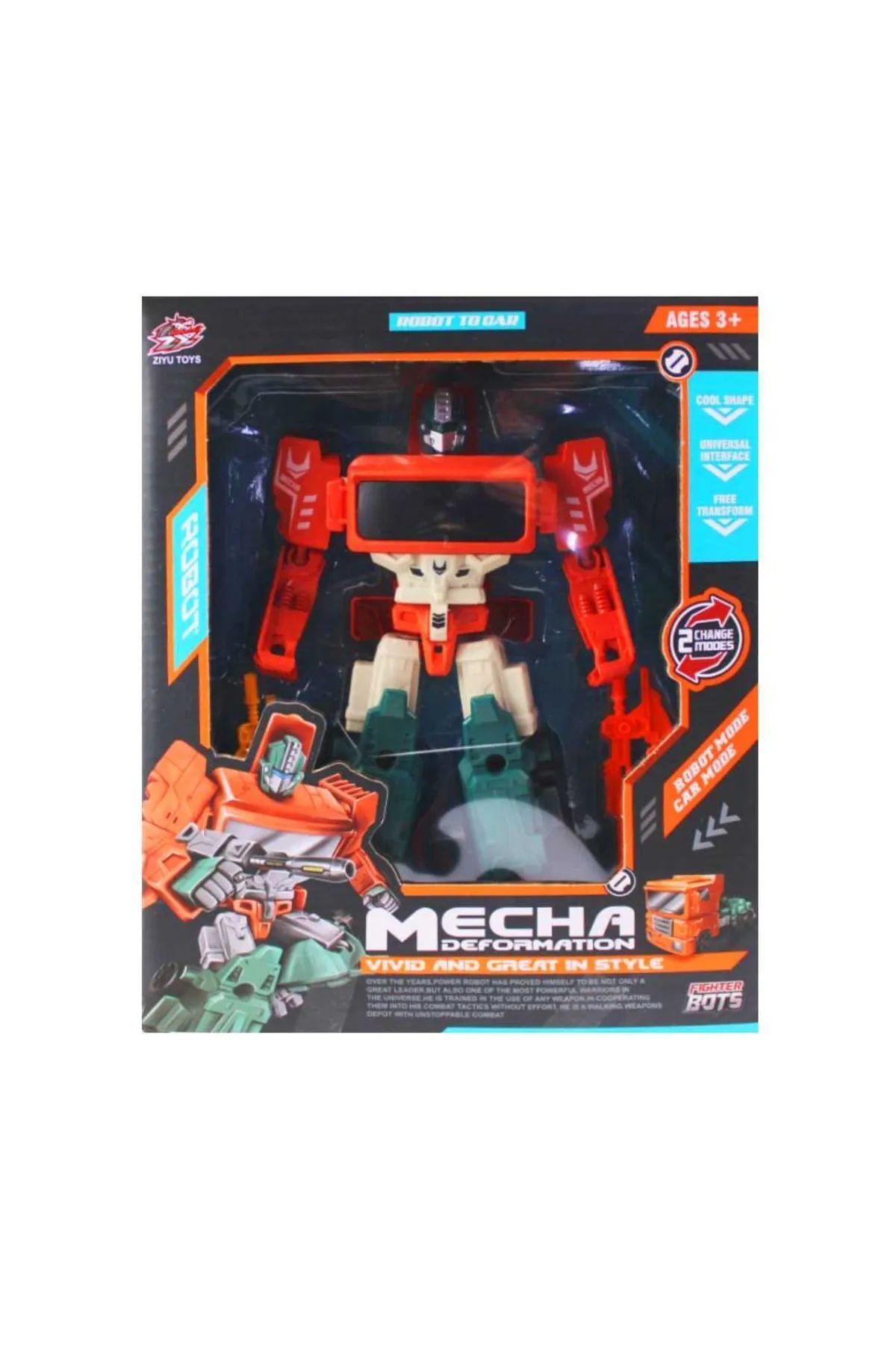 KIZILKAYA SEÇTİM ALDIM KZL TRANSFORMERS L015-76 ROBOT ARABA MECHA DEFORMATİON 3+