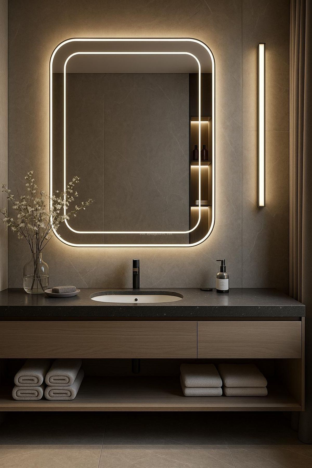 aynagaleri Banyo Ayna Modeli 80 x 100 CM