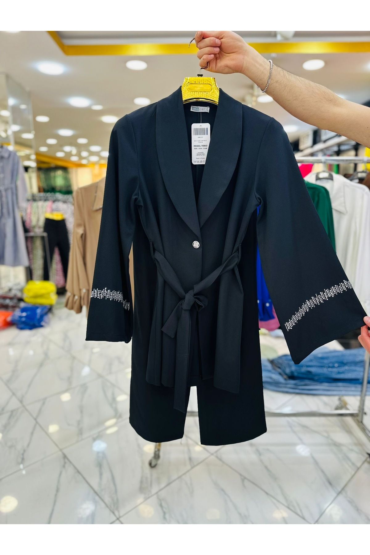 MC Boutique Kolu Taşlı Double Kadın Takım®️
