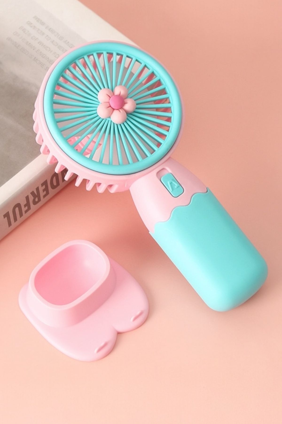 Wexta Taşınabilir Mini Fan Soğutucu Masa Üstü Vantilatör Usb Şarjlı Pratik