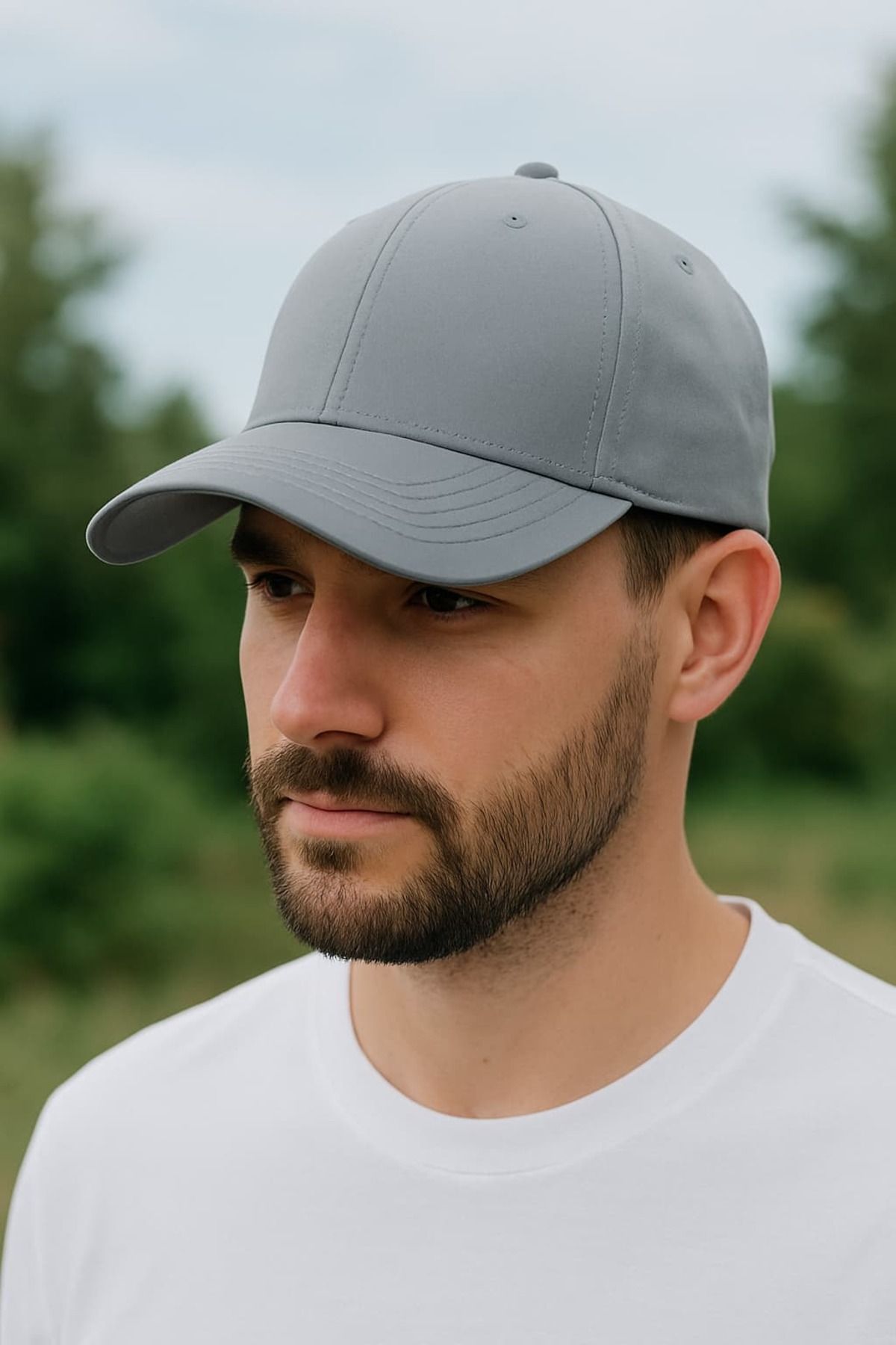 WOHOME Unisex Basic Cap Düz Şapka- Erkek -
