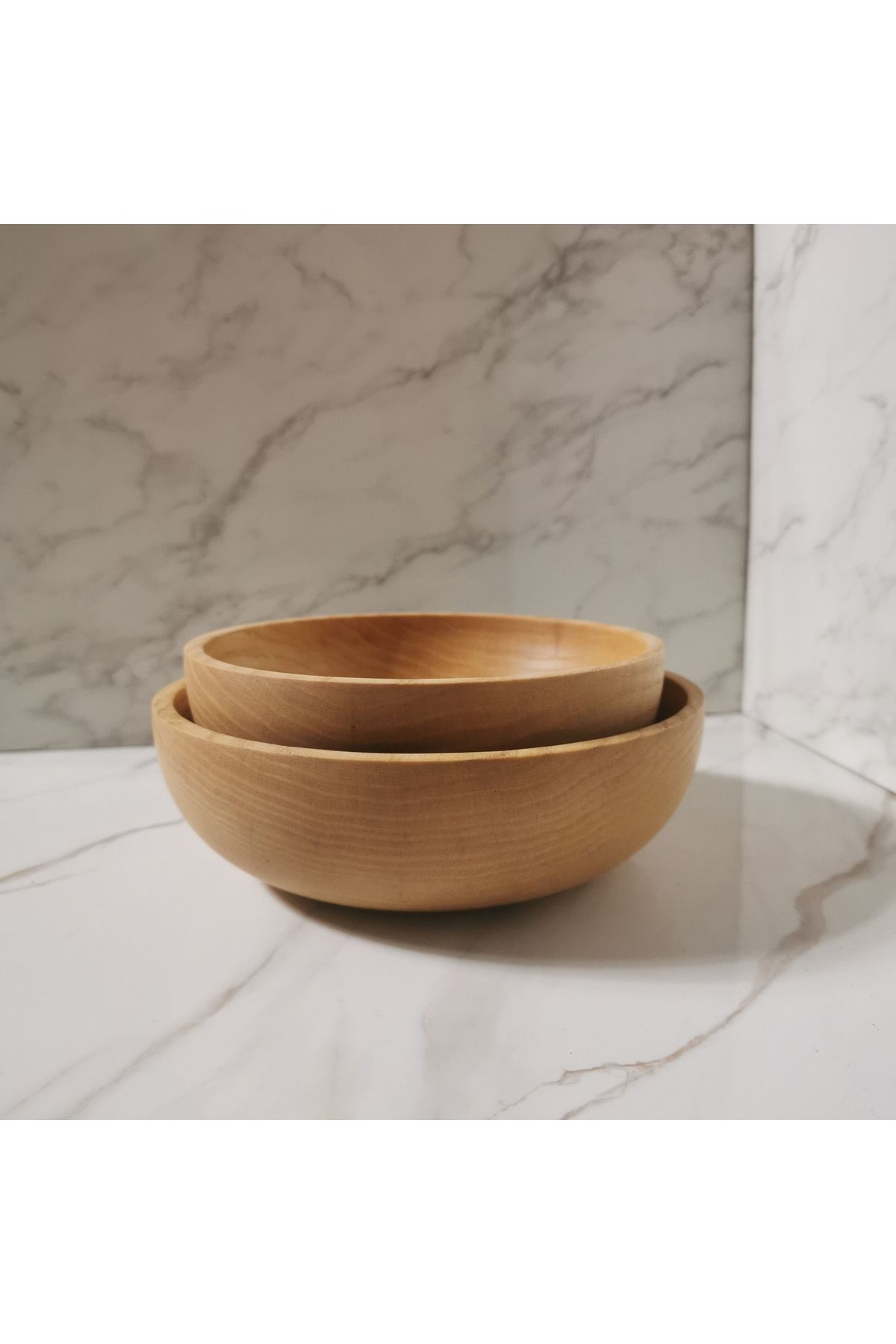 ayrawood El Yapımı Doğal 18x14 Cm Ahşap Kase Meyve Tabağı Çerezlik Dekor Sunum Tabağı