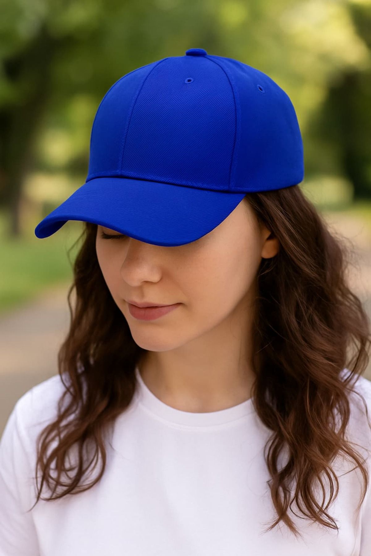 WOHOME Unisex Basic Cap Düz Şapka-Kadın Şapka-