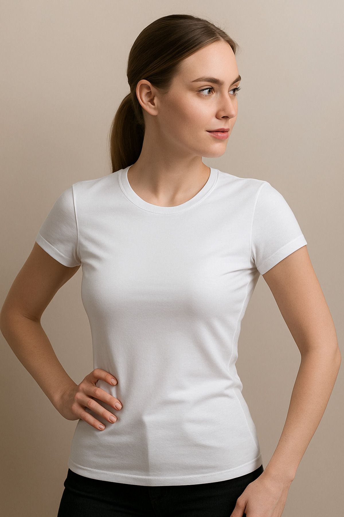zeynepzelal BİSİKLET YAKA,KISA KOL LİKRALI BODY