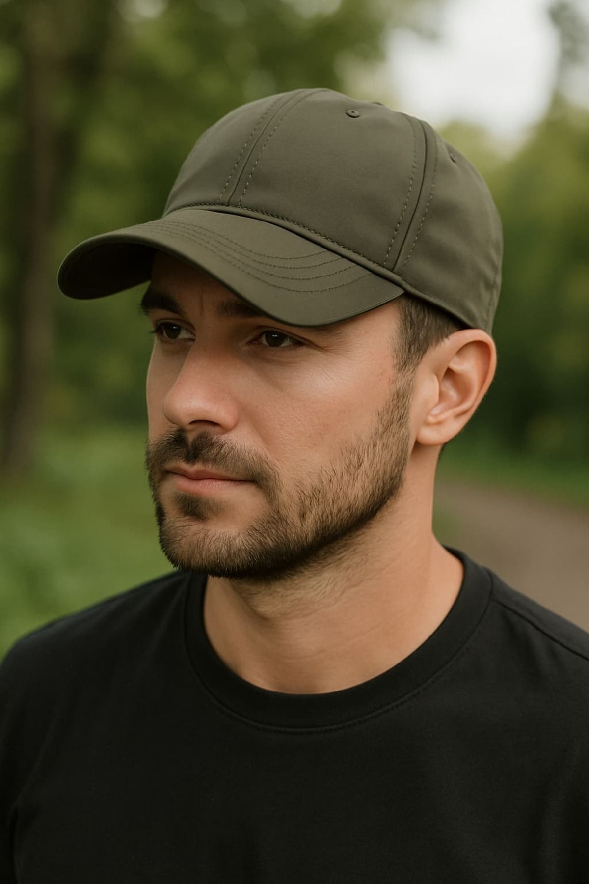 WOHOME Unisex Basic Cap Düz Şapka- Erkek -