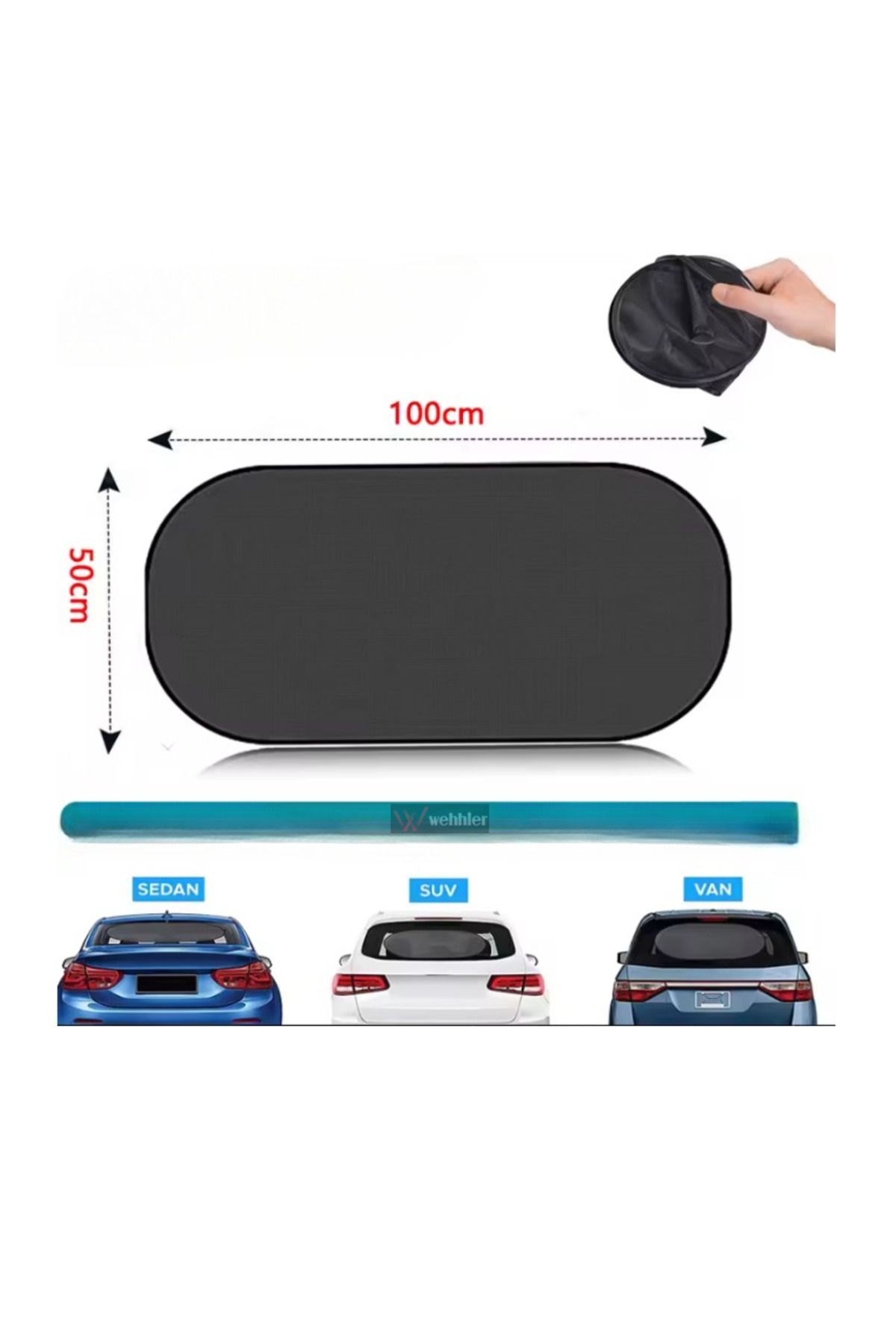 WEHHLER-Opel Corsa F 2019-2020-2021-2022-2023-2024-2025 Rear Window Curtain-Sunshade 5