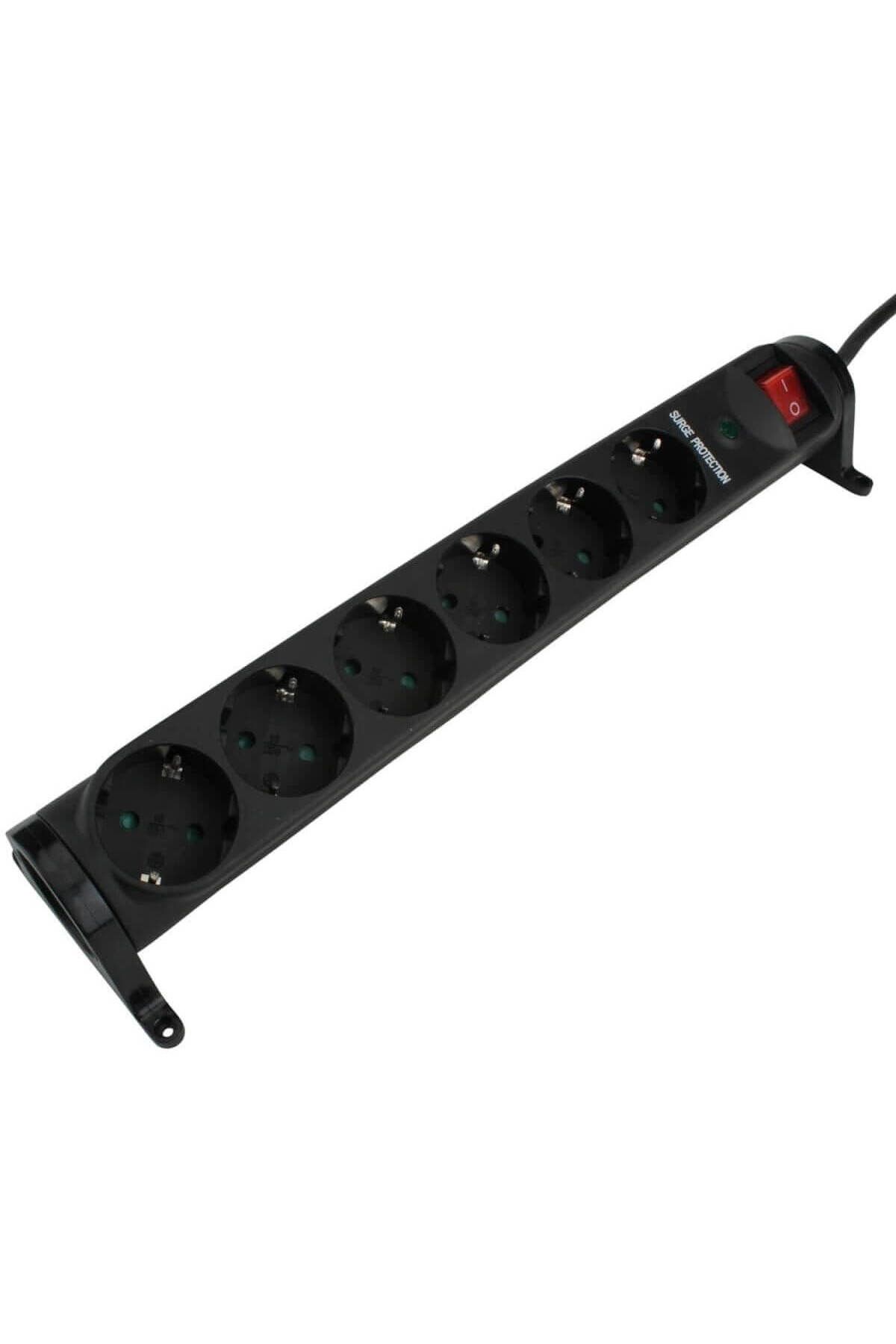Unitec-Extension Cord With Overload Protection With Switch, , 6 Posts, 1.4 M 3