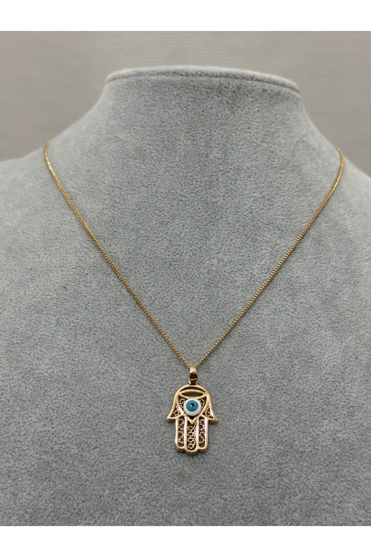 XUPING JEWELRY 316L nazar boncuklu çelik kolye paslanmaz kararmaz