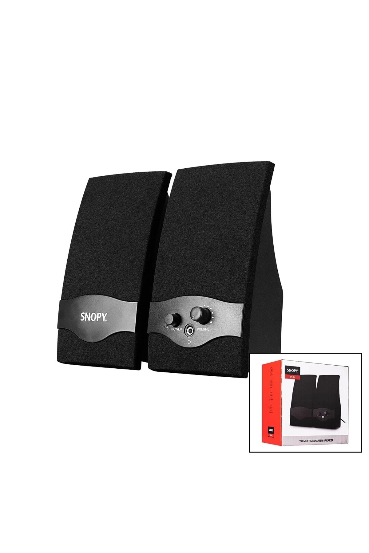 Lenaca Snopy Sn-84 Usb 2.0 Multimedya 1+1 Hoparlör Speakaer Set 4w