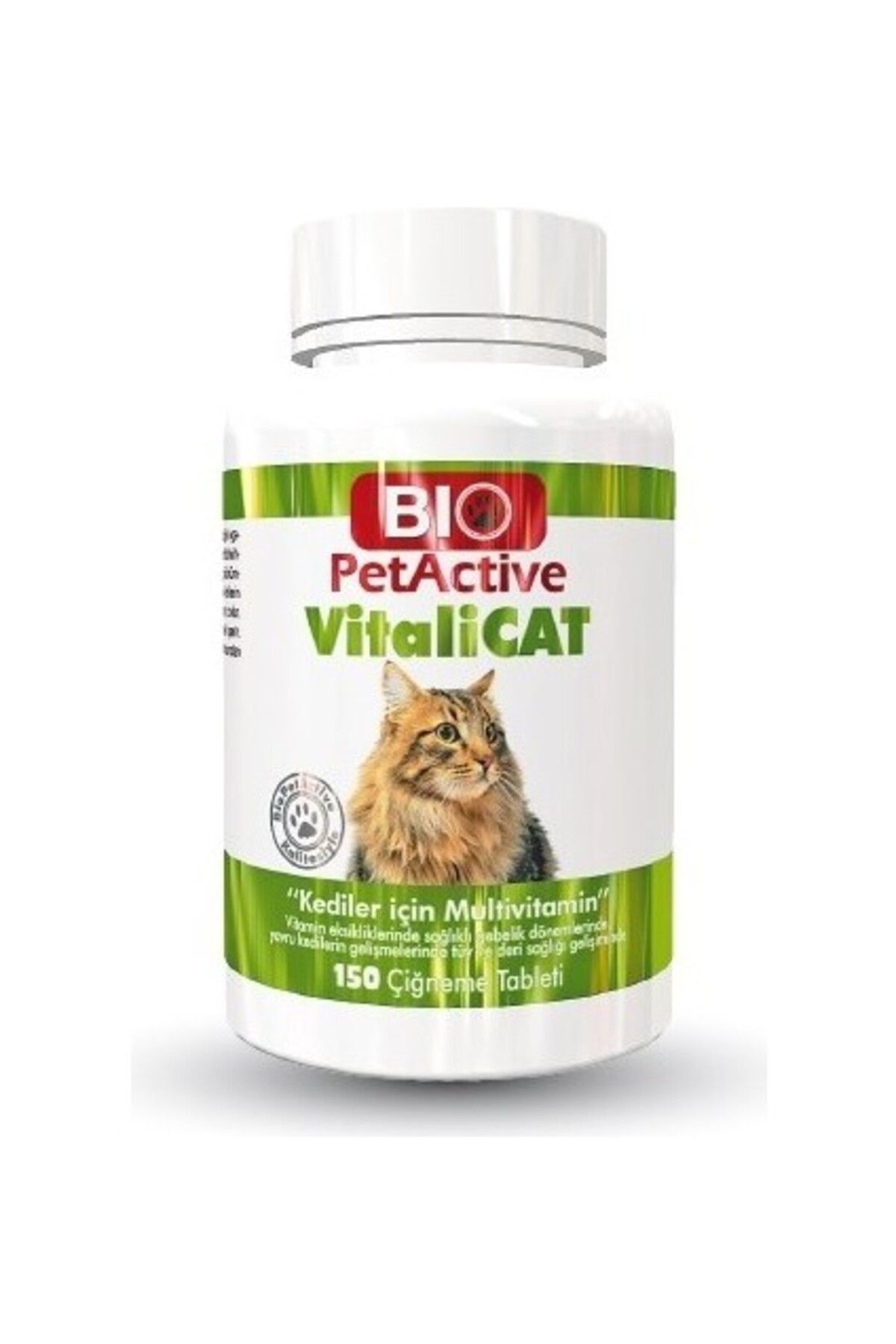BİO ACTİVE Bio Pet Active PetActive Vitalicat Kedi Multivitamin 150 Tablet