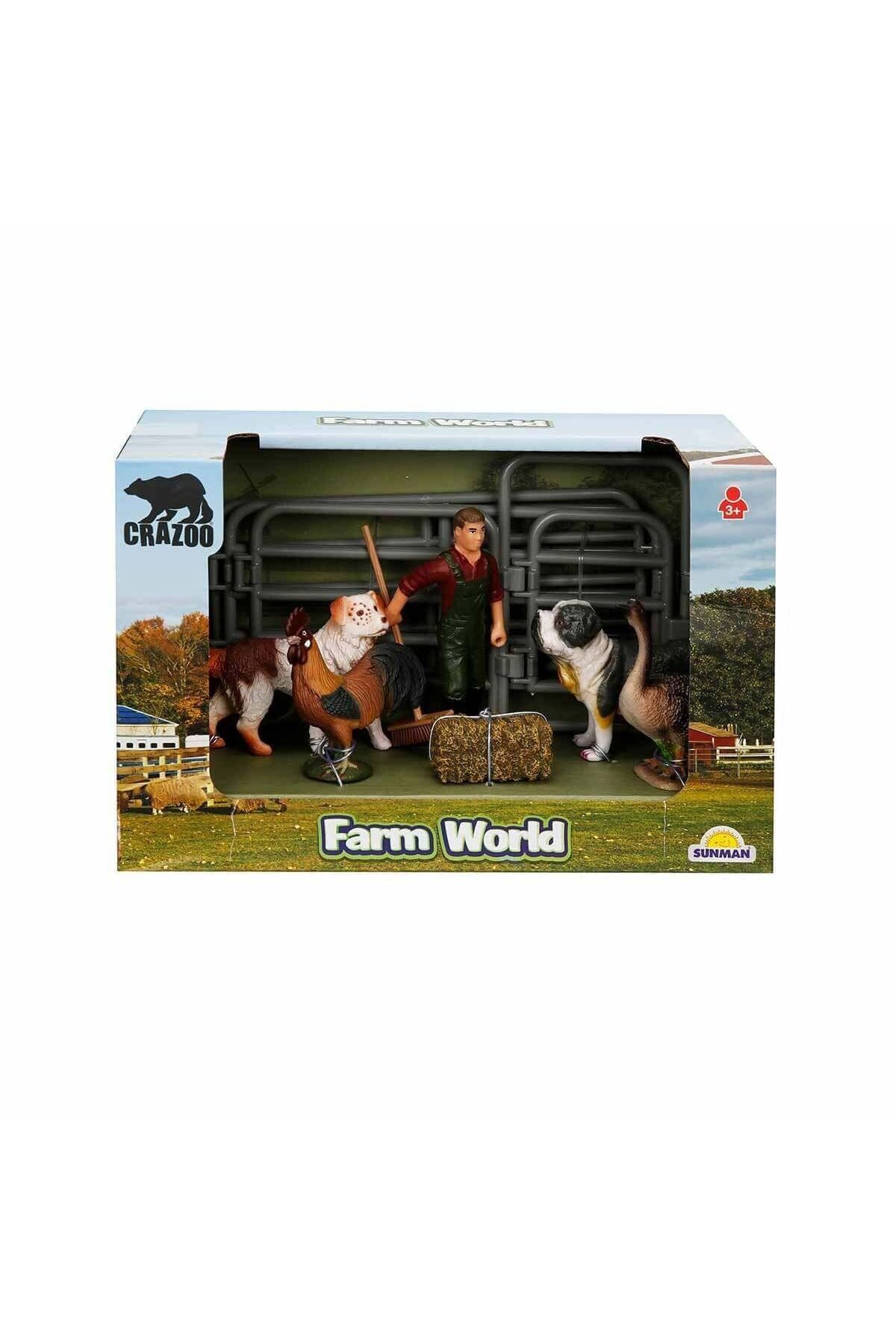 estevia 2689 Farm World Çiftlik Hayvanları Küçük Oyun Seti Yeni!!!