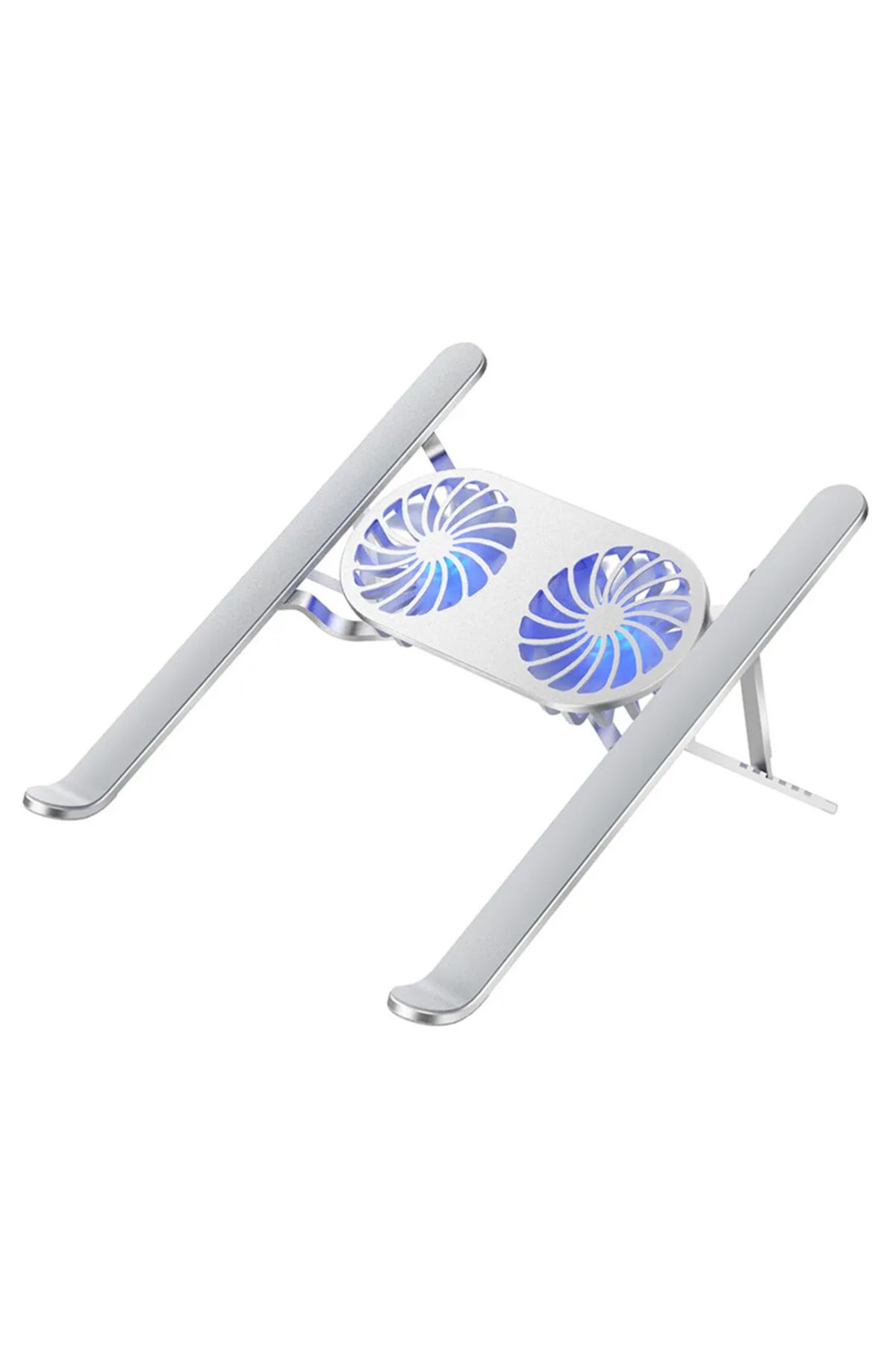 BYR Fırsat Byr Çift Fanli Taşinabilir Alüminyum Notebook Soğutucu Stand (4172) Yeni Uyumlu