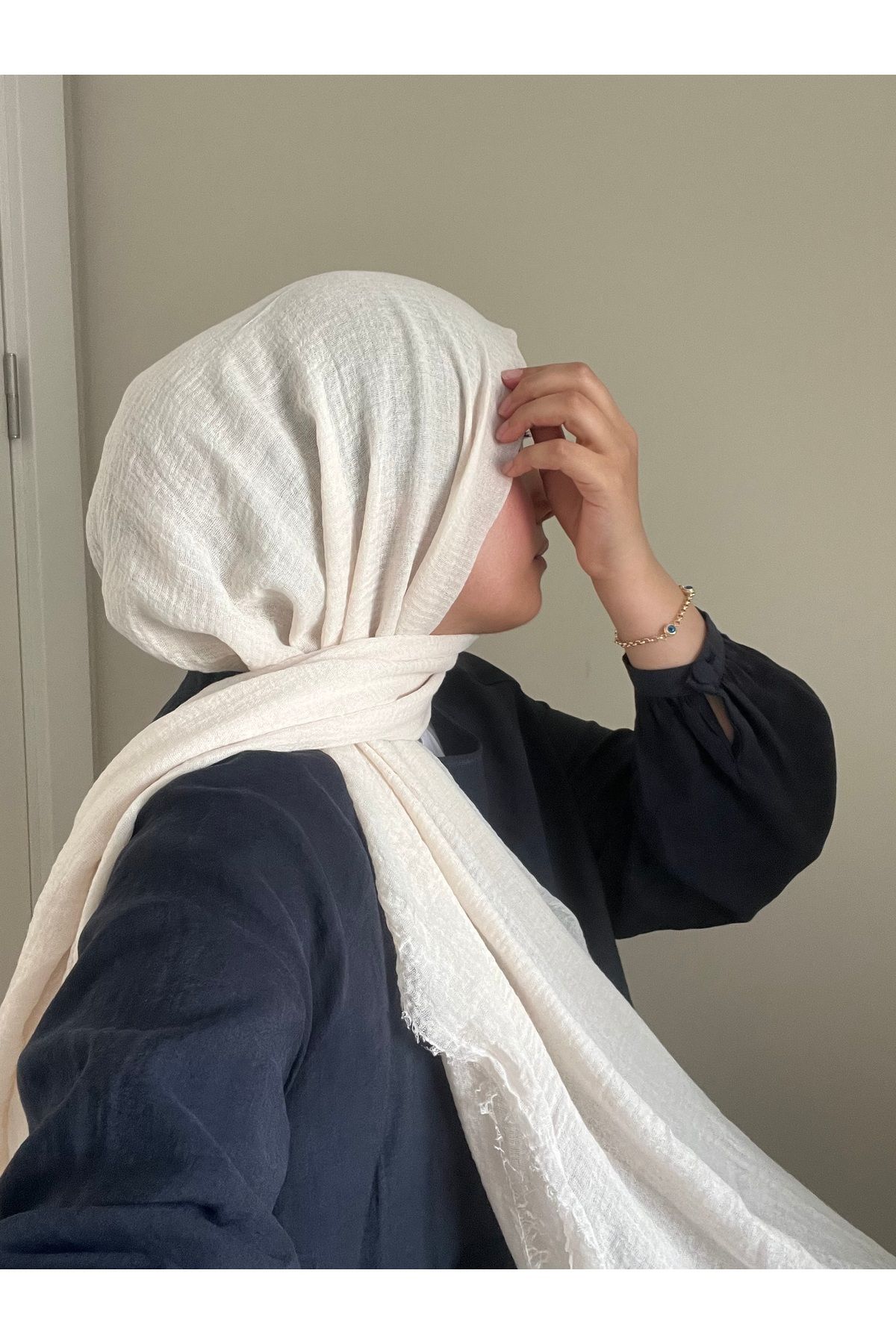 shop Taş rengi Bürümcük şal