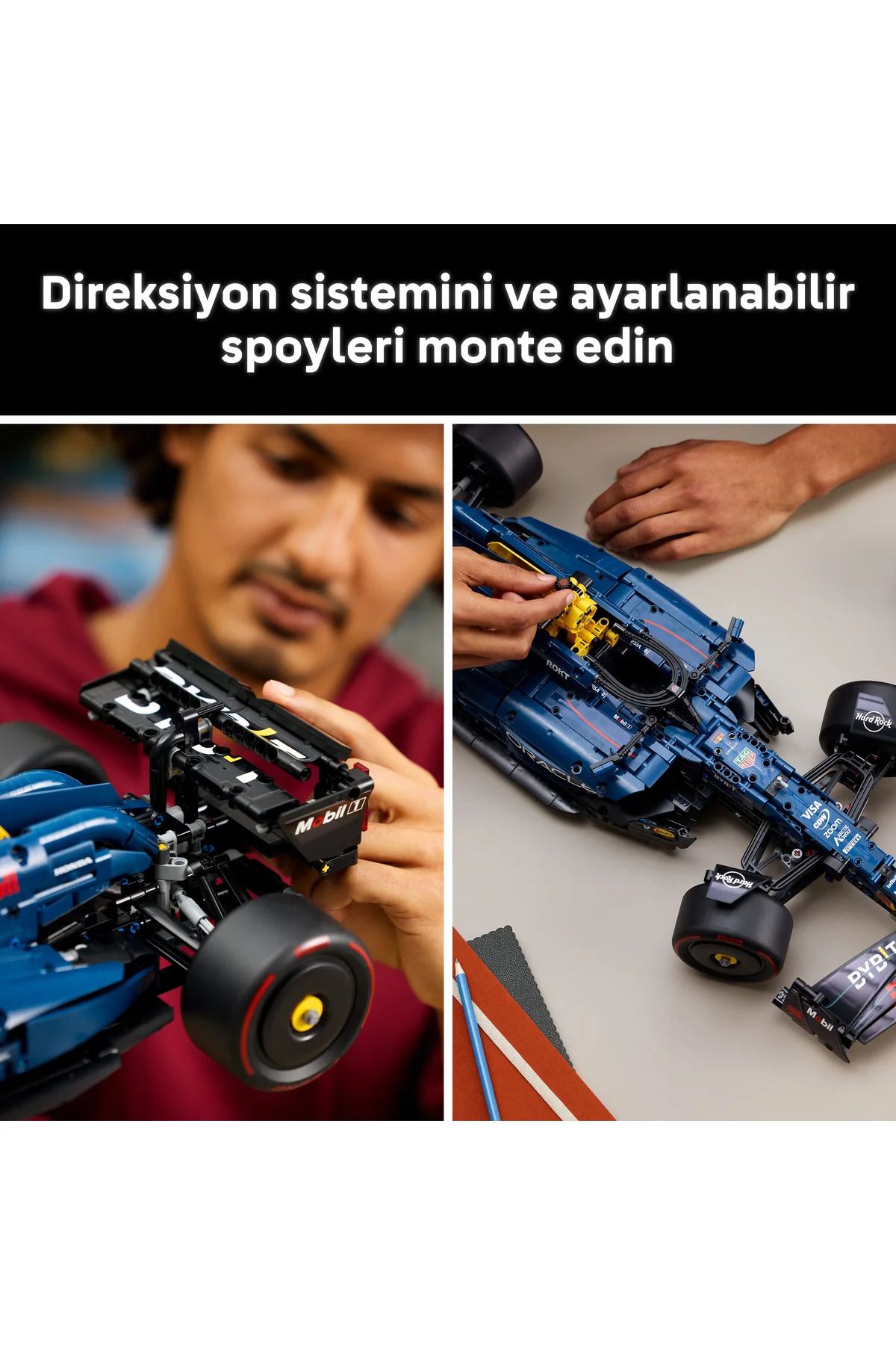 LEGO-®   Technic Oracle Red Bull Racing Rb20 F1 Car 42206- Model Kit for Adults (1639 Pieces) 8