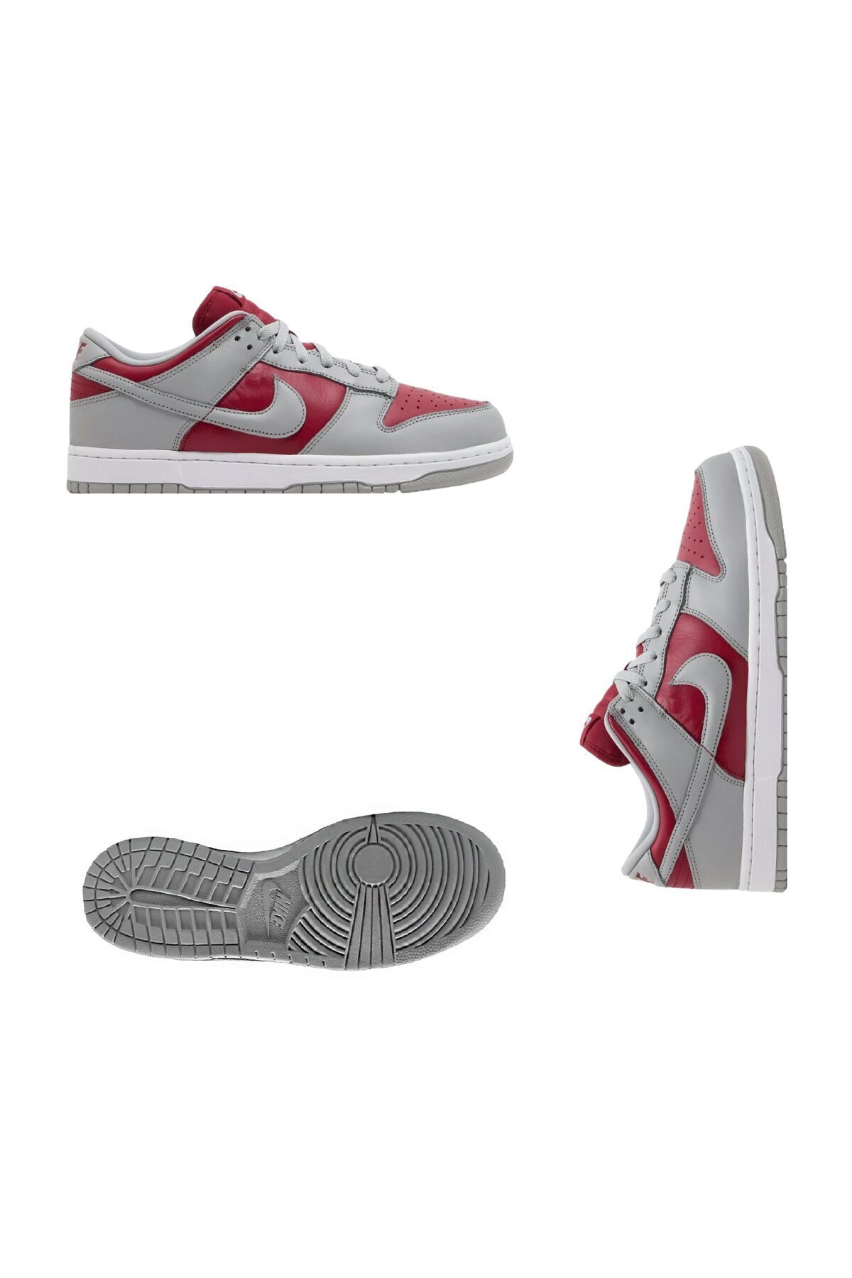 Nike-DUNK LOW QS - Varsity Red/Silver-White Sneaker 3