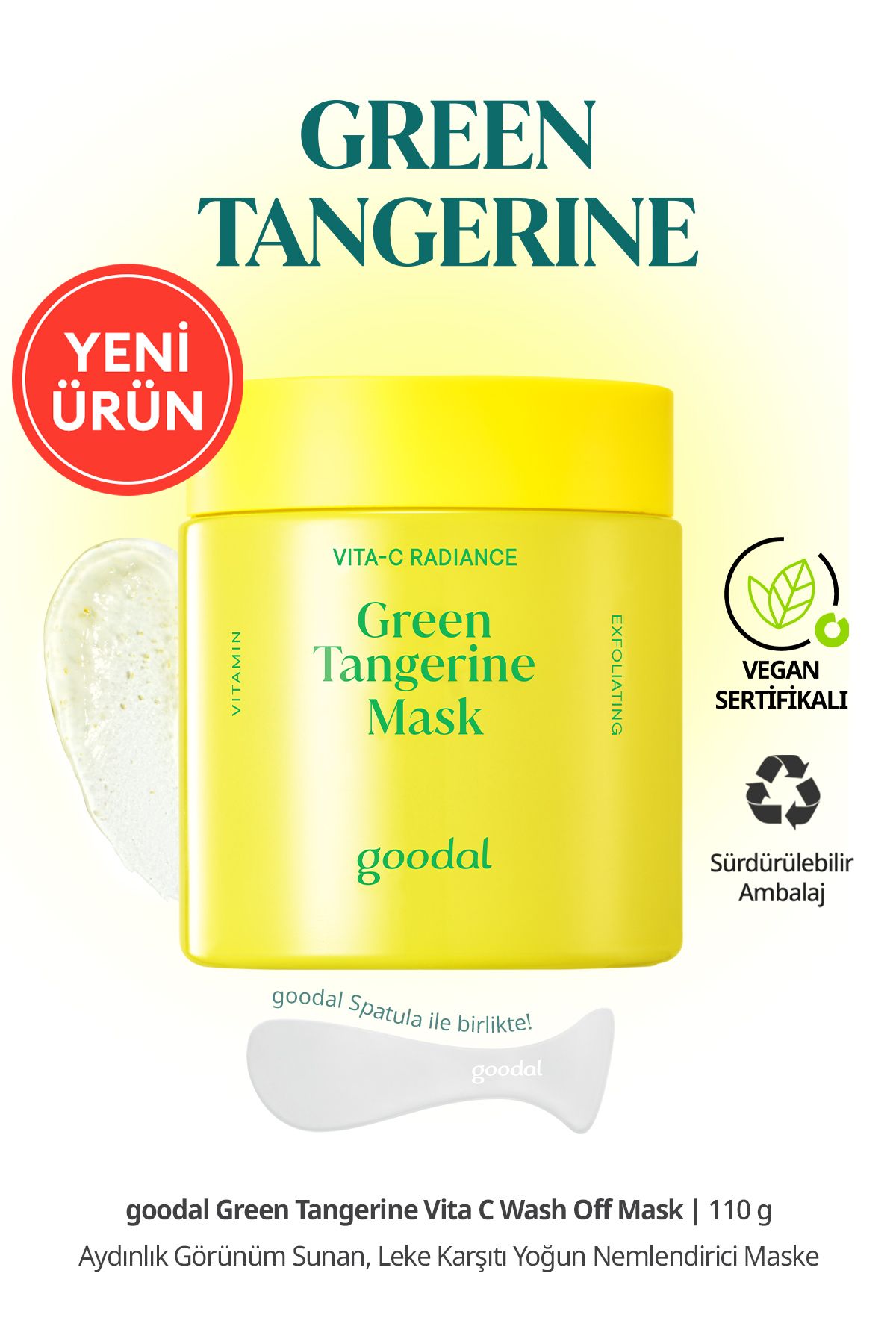 Goodal-Green Tangerine Vita C Radiance Mask - Green Tangerine Extract Radiance Mask 1