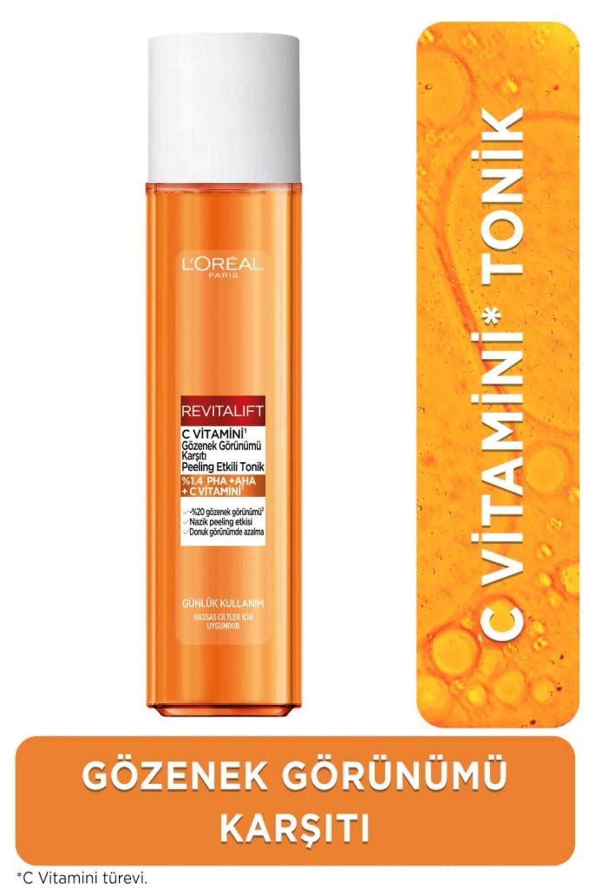 Revitalift C Vitamini Gözenek Görünümü Karşıtı Peeling Etkili Tonik & Aydınlatıcı Köpük Temizleyici — PKTPEELTONIKKPKTEMIZ — تصویر 3 از 8
