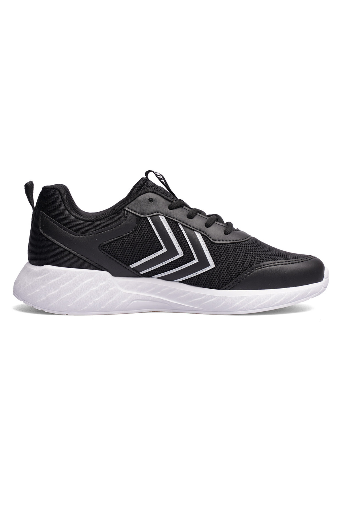 کفش اسنیکر هامل مردانه چرم مصنوعی مشکی بیسیک راسته      اسپرت | hummel 9008192001 TR - تصویر 2