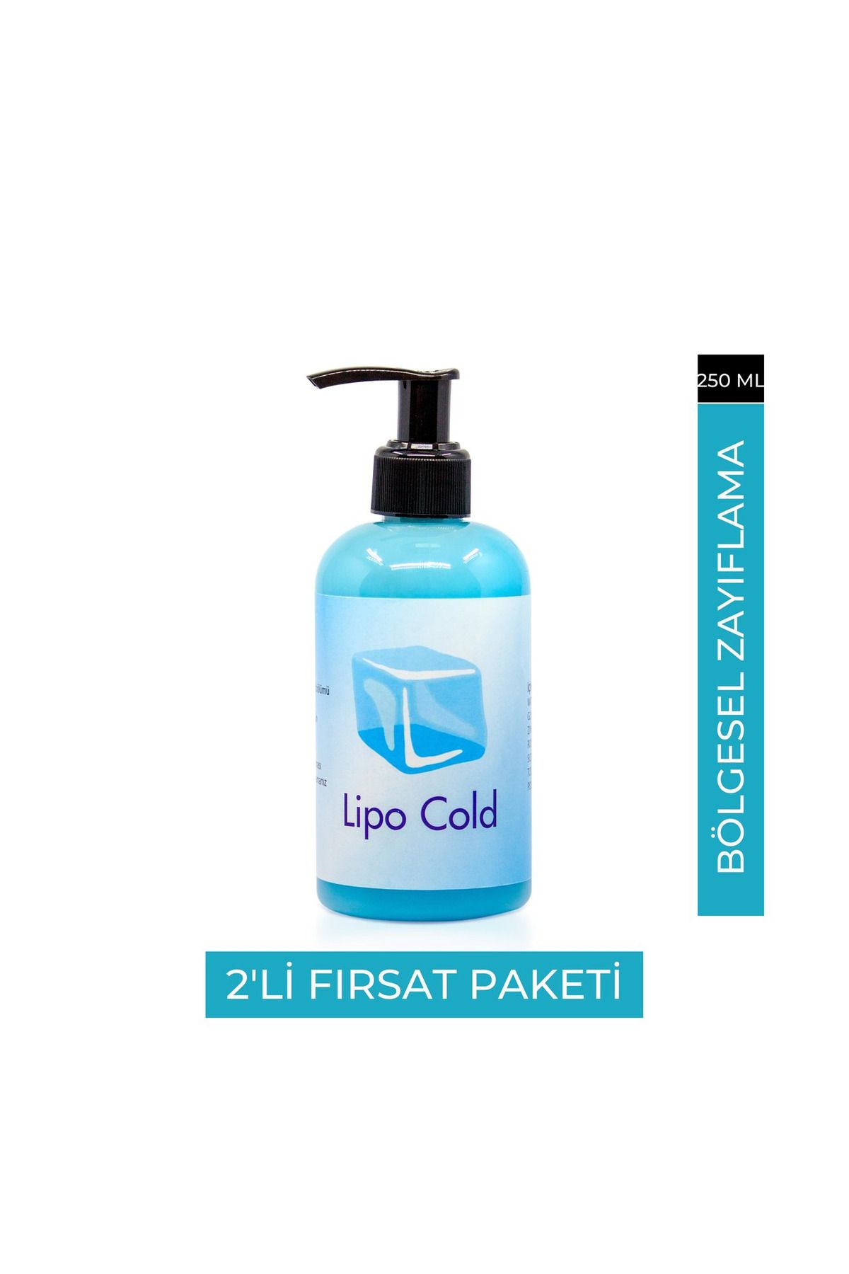Natural Creams Lipo Cold Sıkılığa Inceliğe Hafifliğe Ve Selülilitlerinize Güçlü Etkide Krem 250 ml X 2 ADET