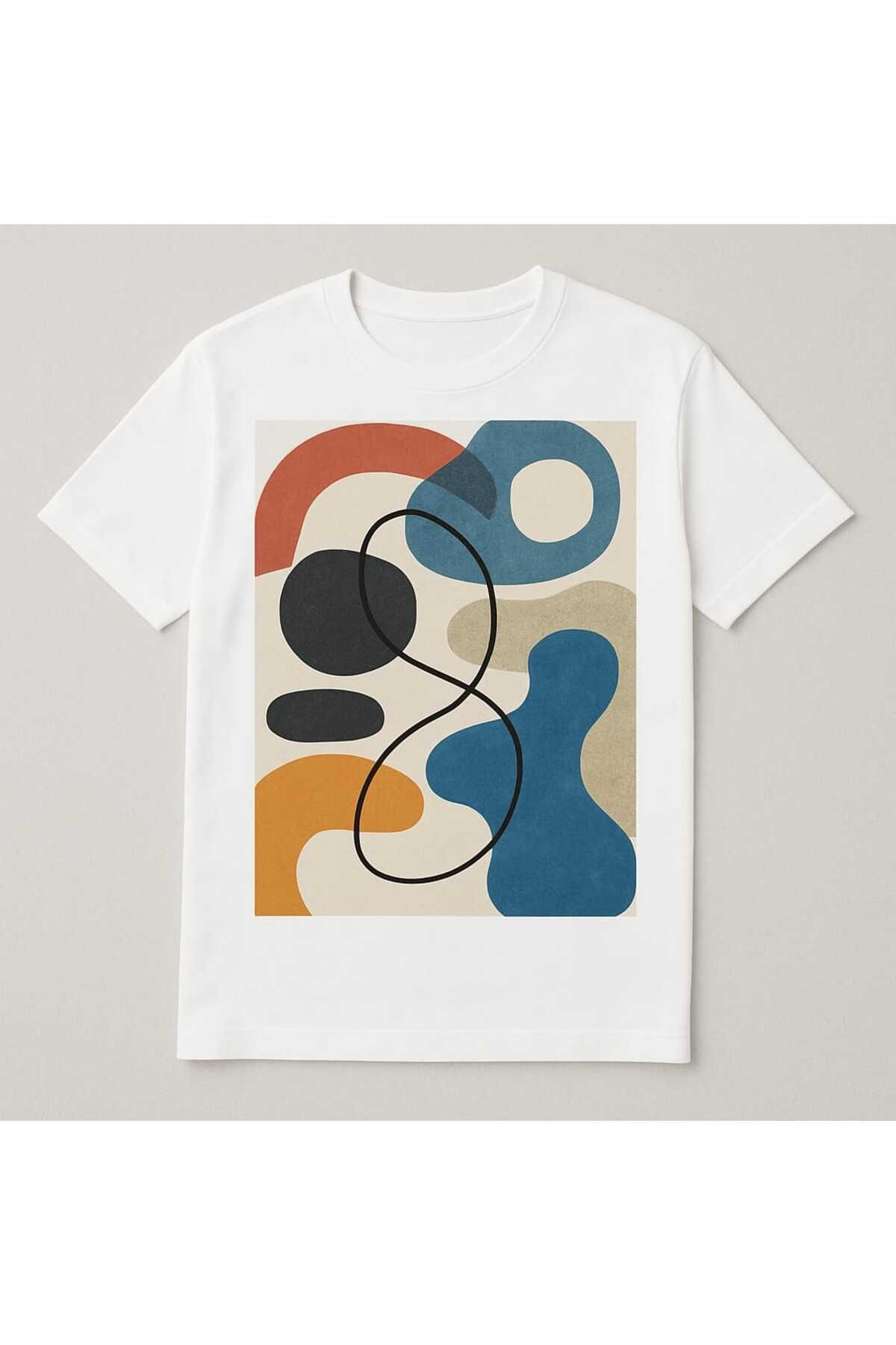 MAGORS GraffTee Soyut Baskı T-shirt
