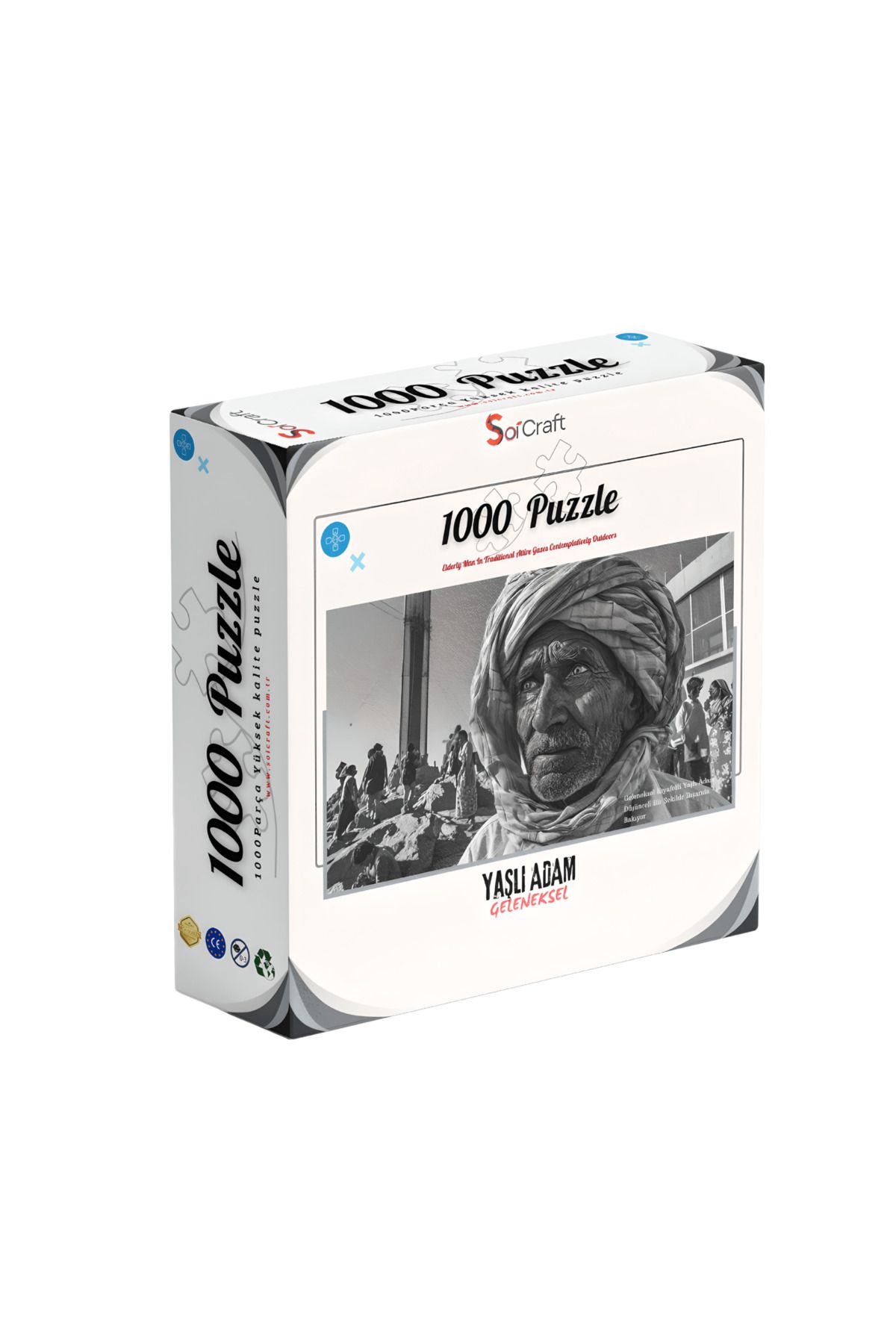 Soi Craft 1000 Parça Puzzle Zamanın Tüneli Yorgun Gözler