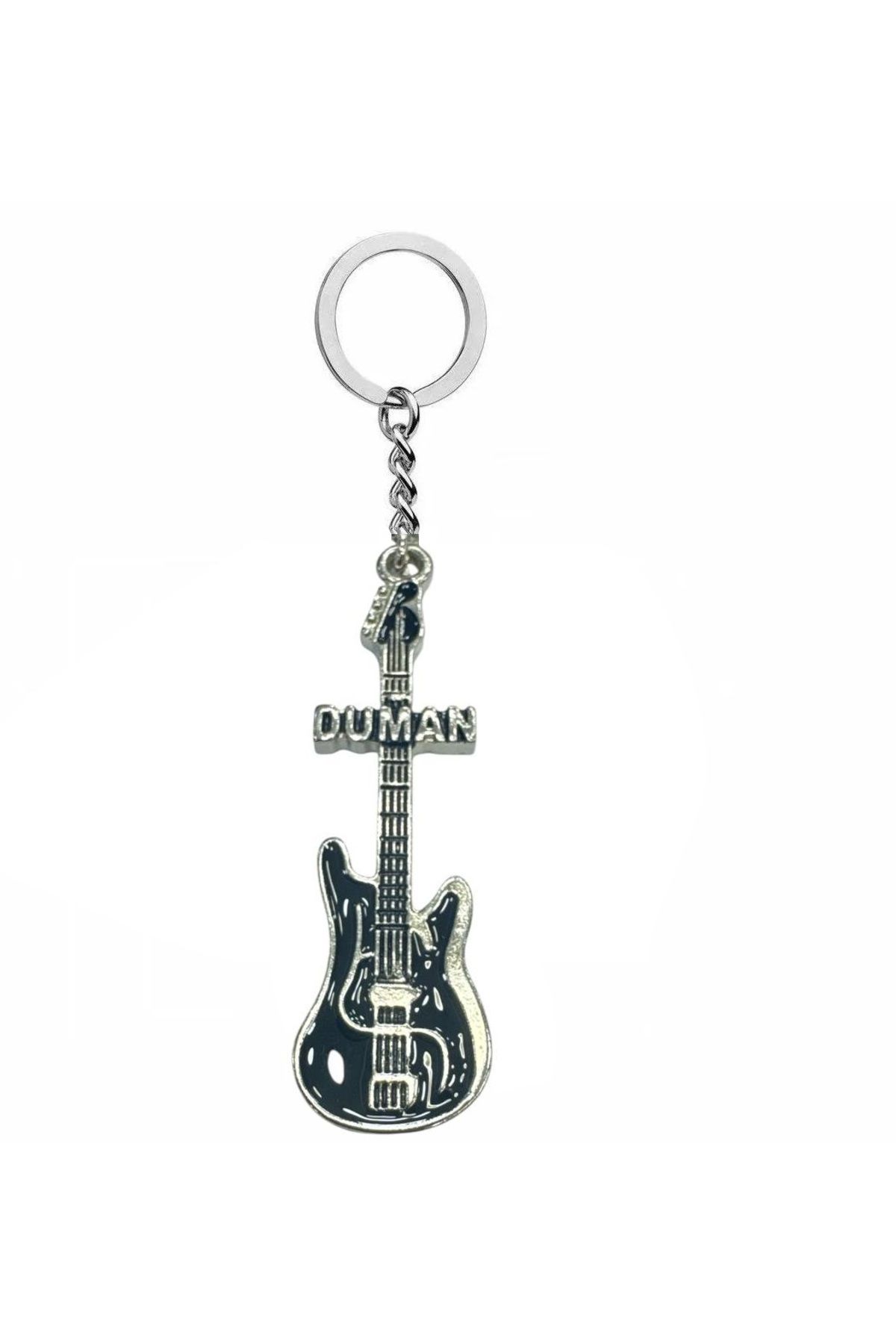 Herşey Nota Duman Grubu Gitar Metal Anahtarlık – Müzik Temalı - Unisex
