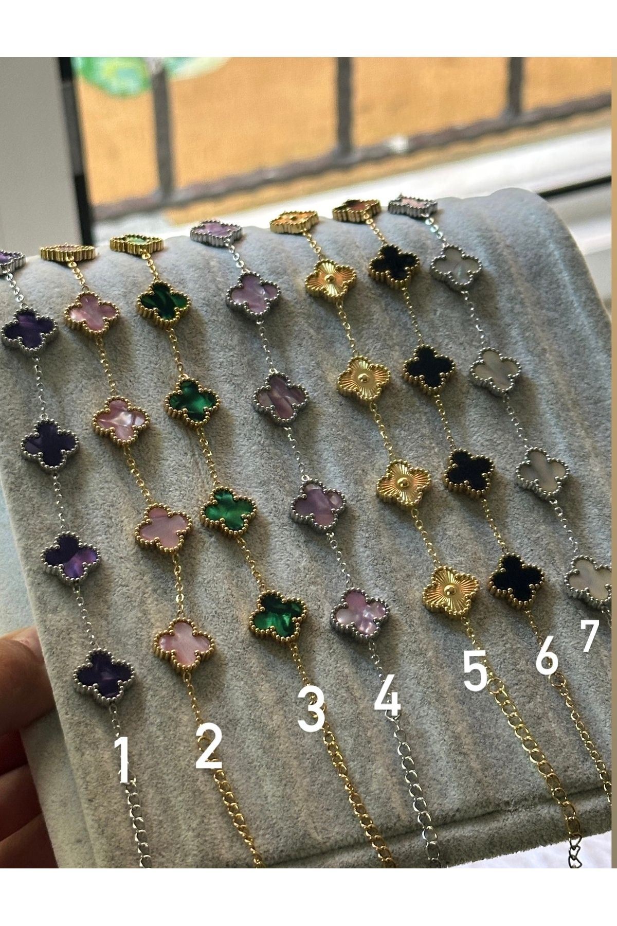 SERENİTY AKSESUAR Çelik yonca bileklik modelleri