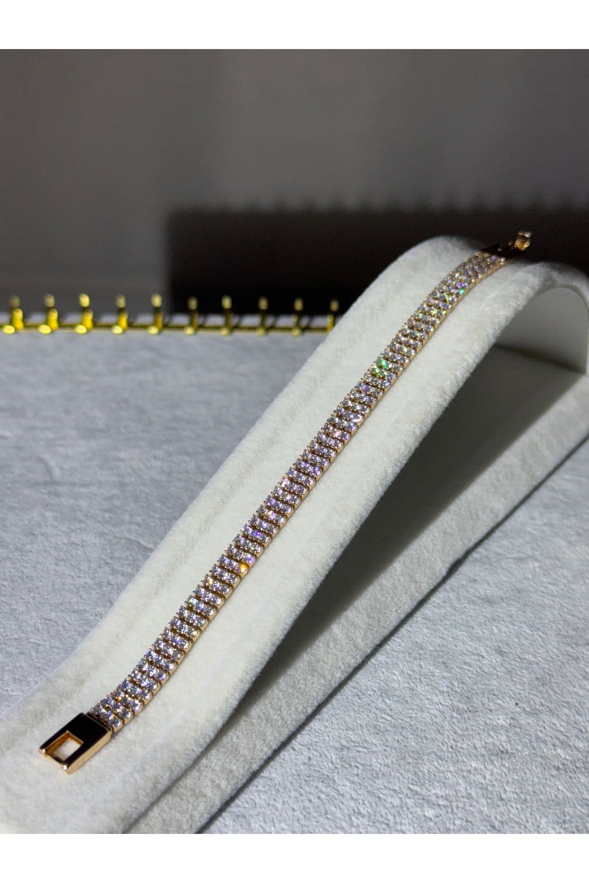 XUPING JEWELRY 316L zirkon taşlı çelik bileklik paslanmaz kararmaz