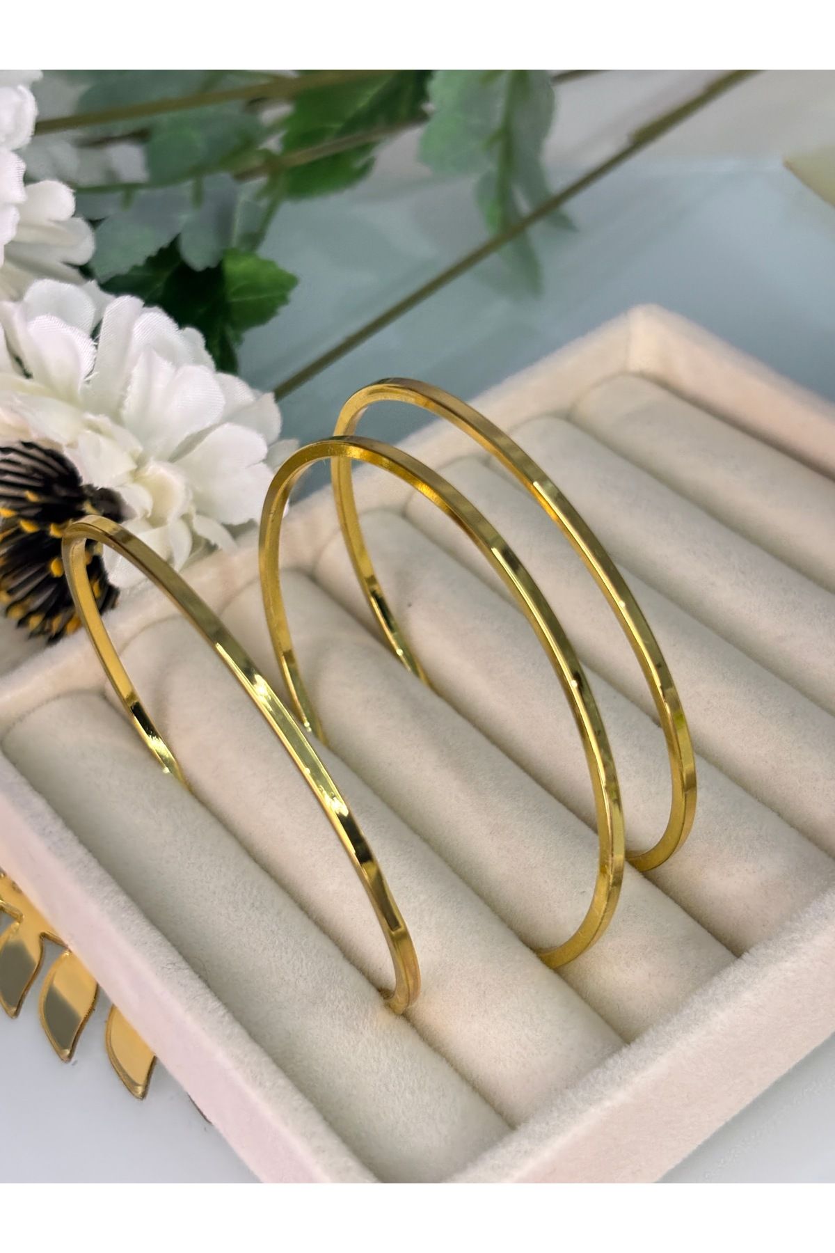 RUBİNO JEWELRY ÇELİK 3’LÜ AJDA BİLEZİK