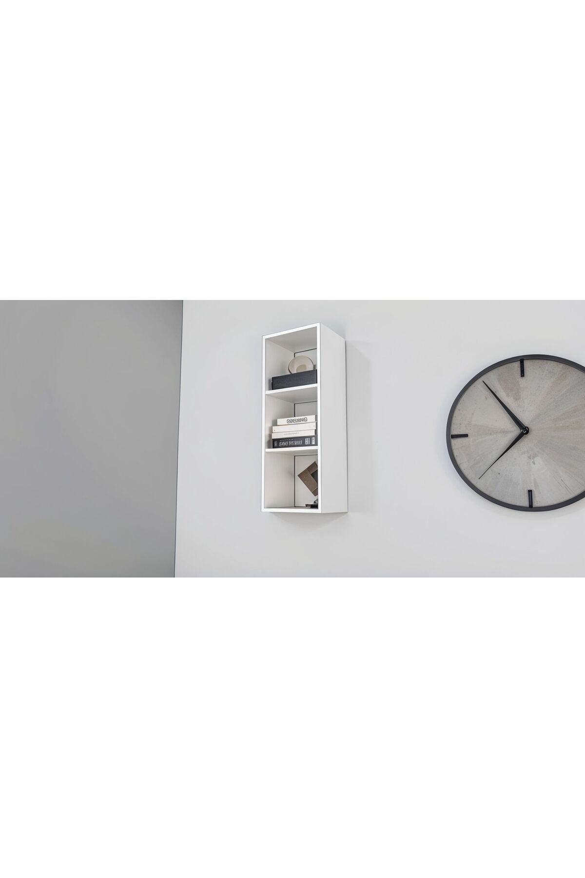 Home Modern Dekoratif Duvar Rafı, Düz raflı Kitaplık Tasarım