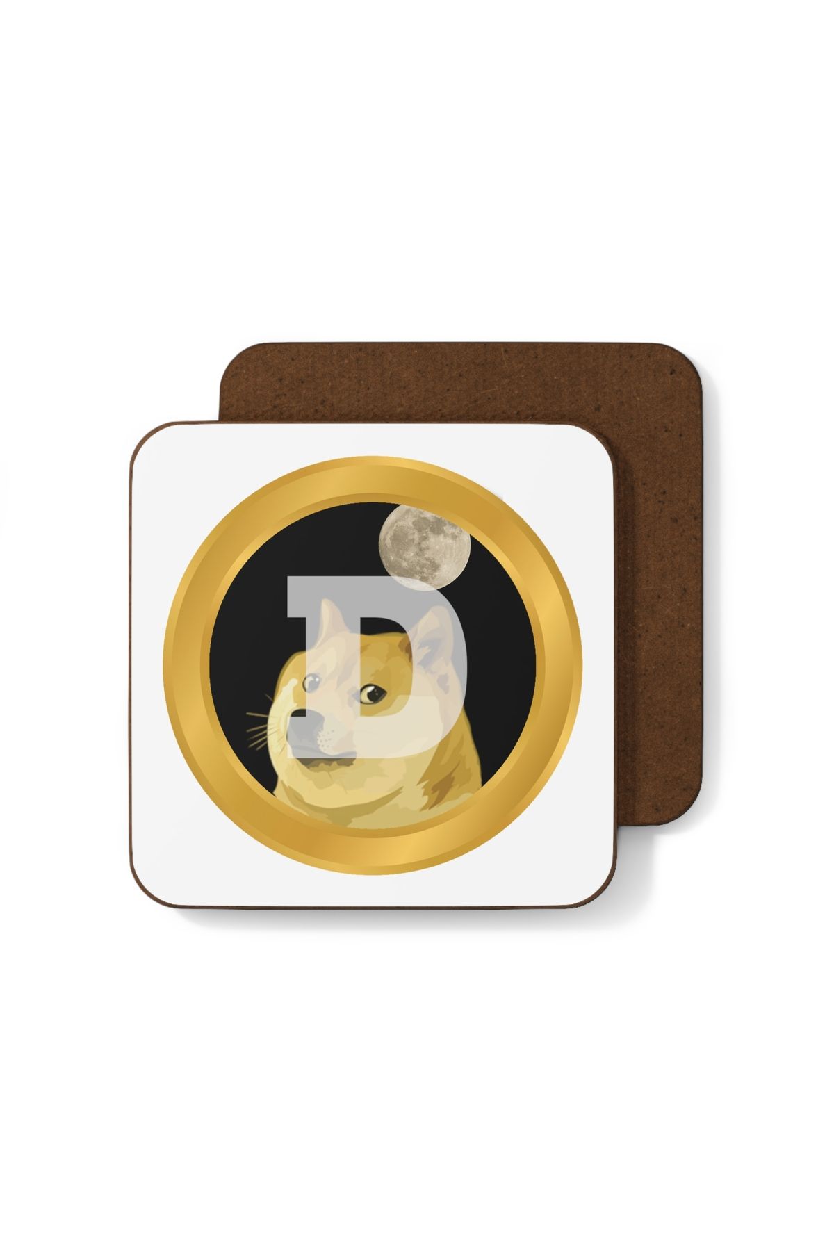Hilosh Doge Coin Baskılı Bardak Altlığı