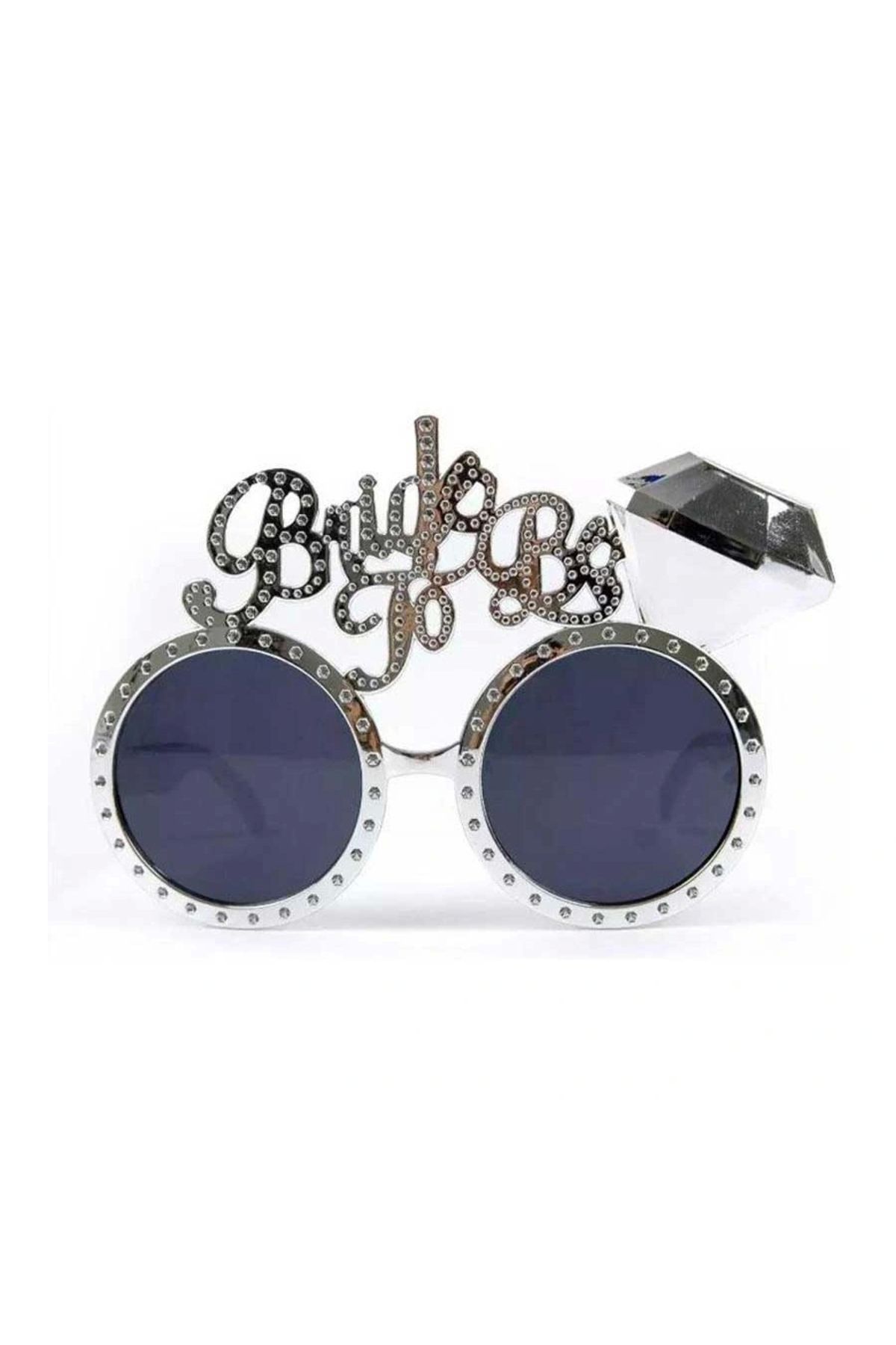 OurStyles Gümüş Renk Bride To Be Yazılı Gelin Gözlüğü 15x10 Cm | Şık Tasarım - Yeni Sezon Ürün