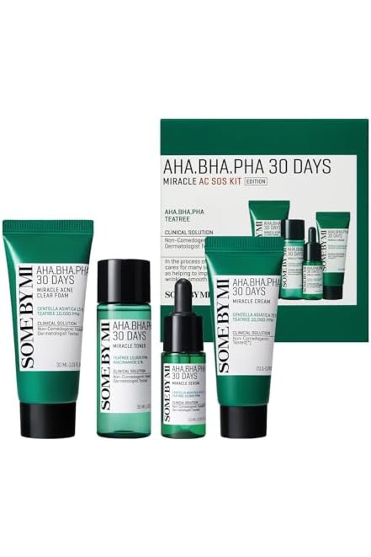 Some By Mi-Miracle AC SOS 30 Day Kit - AHA BHA PHA by Some By Mi 2