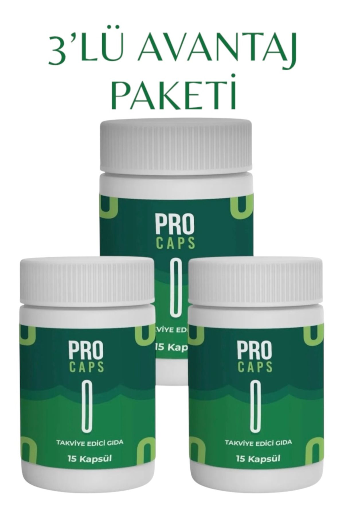 PRO Caps 3 Kutu Pro Caps Takviye Edici Gıda Procaps