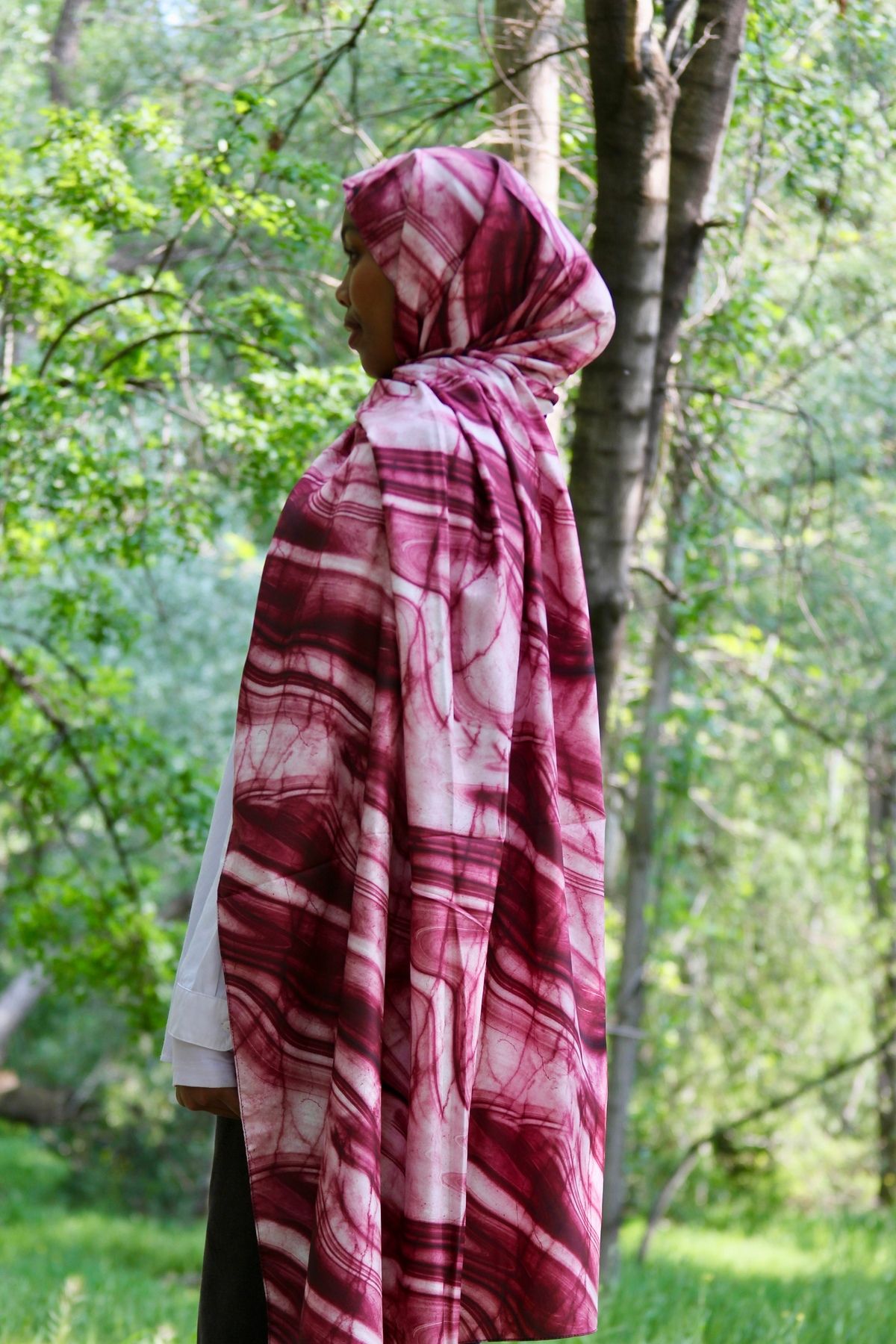 SARA SCARFS MERMER DESEN TWİLL ŞAL