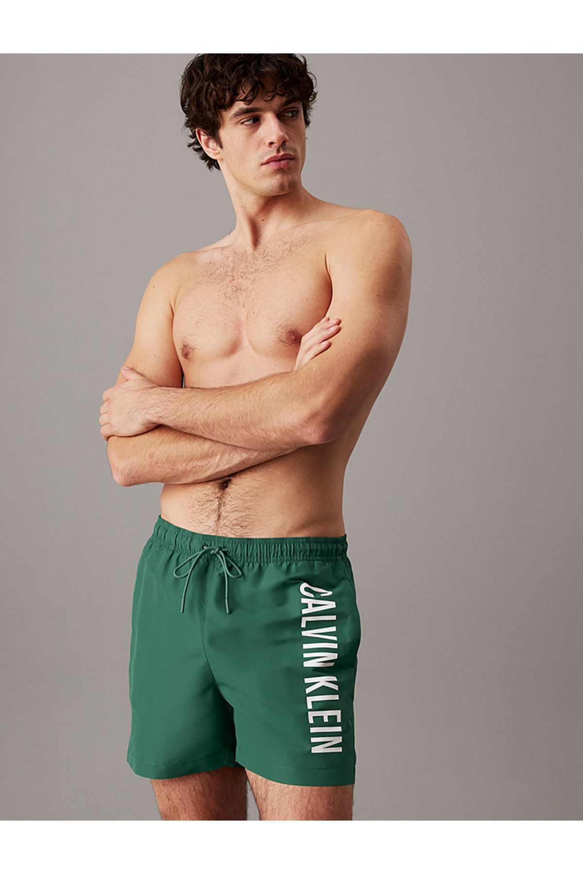Calvin Klein Medium Drawstring Swim Shorts - Intense Power