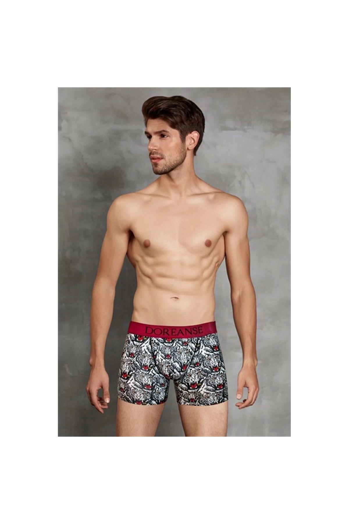 Narnuga MİRAXX Doreanse Erkek Modal Baskılı Boxer 1812