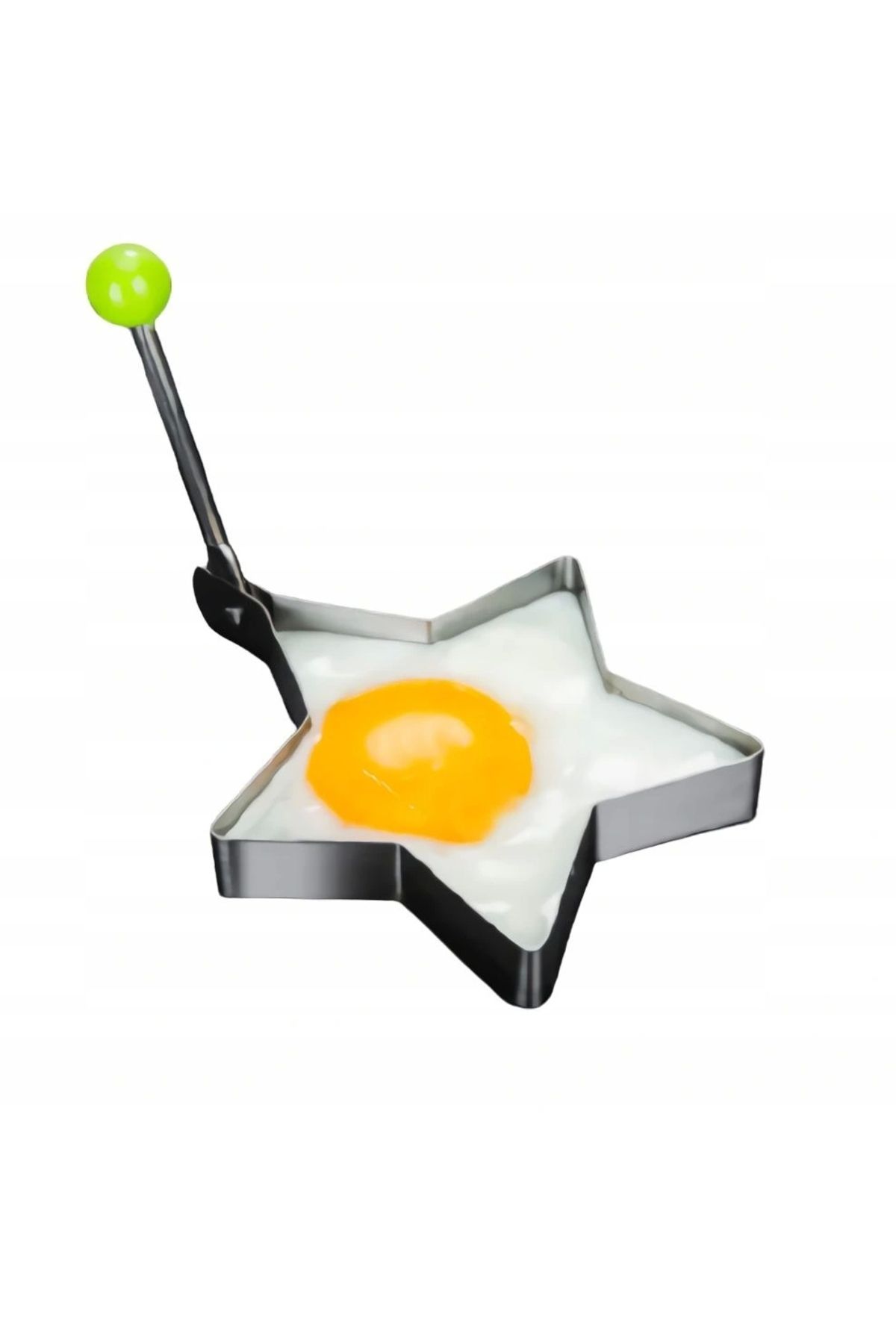 OurStyles Metalik Yıldız Şeklinde Metal Omlet Yumurta ve Krep Kalıpları