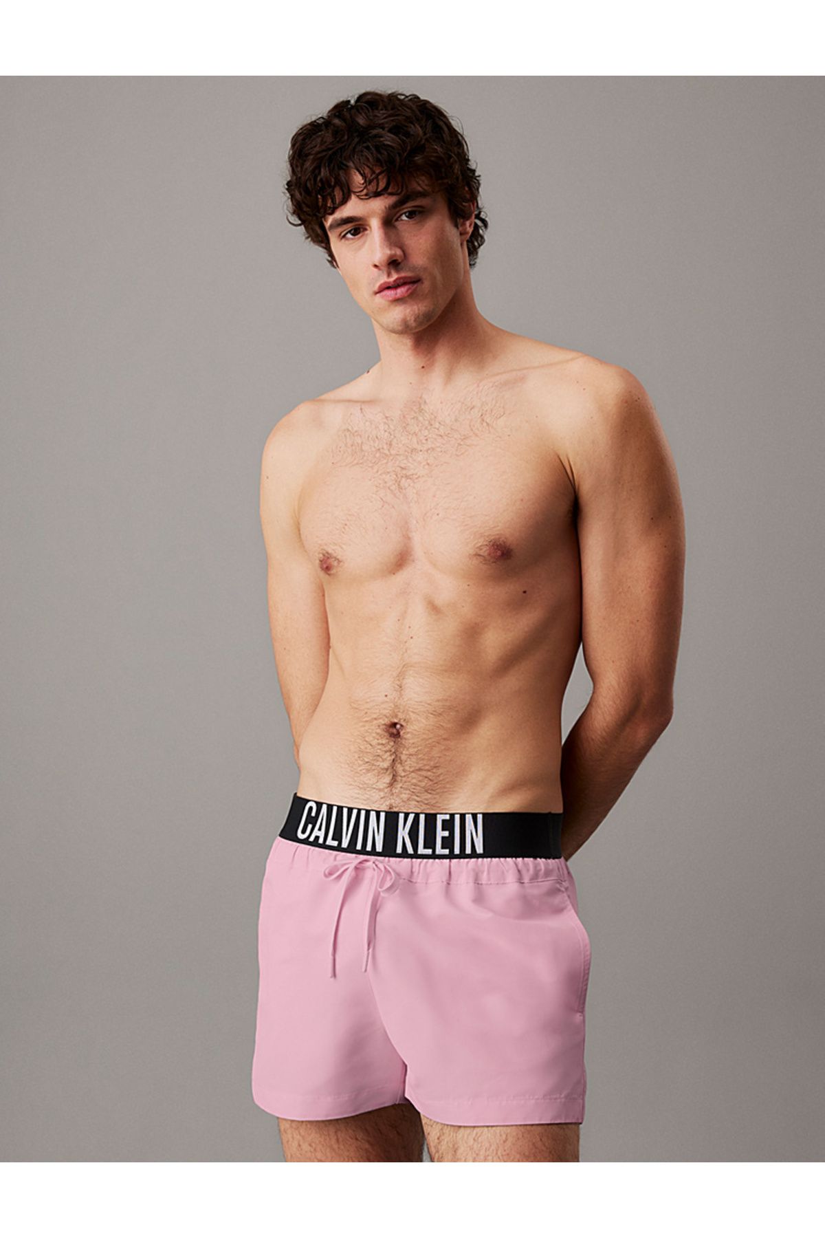 Calvin Klein Logo Waistband Swim Shorts - Intense Power