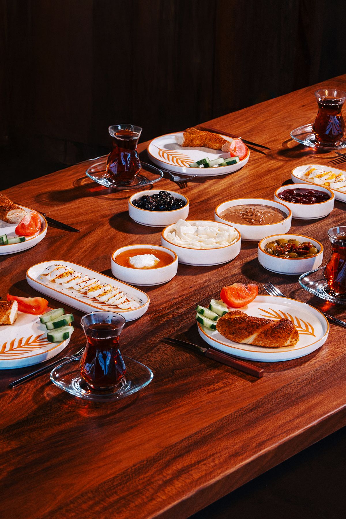 Lileria Başak Handmade 14 Parça 6 Kişilik Kahvaltı Takımı