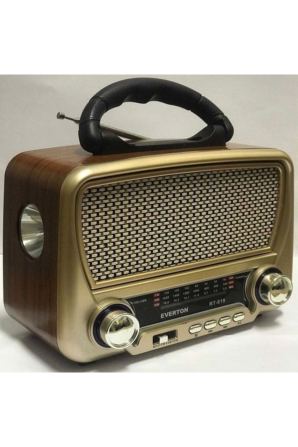 OurStyles Güneş Enerjili Nostaljik Fm,aux,usb Müzik Çalar Rt-819